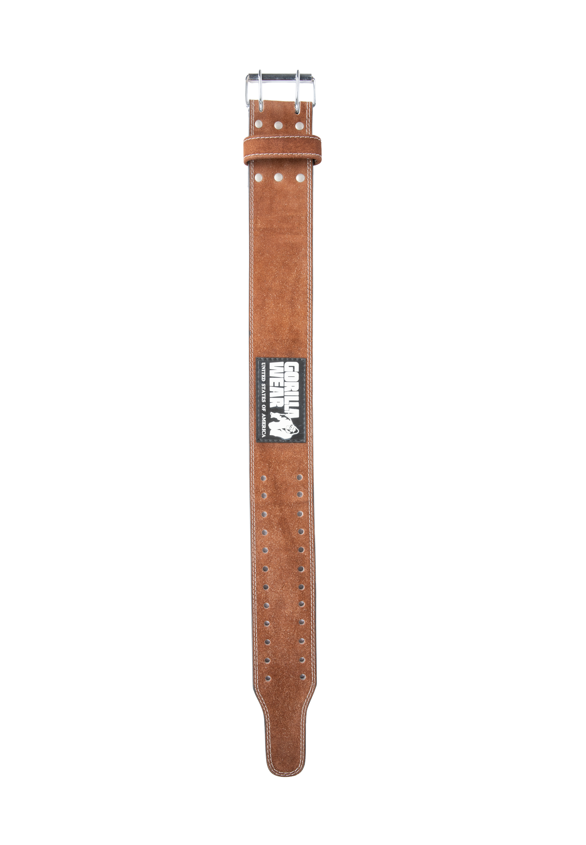 Gorilla Wear Gorilla Wear 4 Inch Leather Lifting Belt Lifting Belts Brown