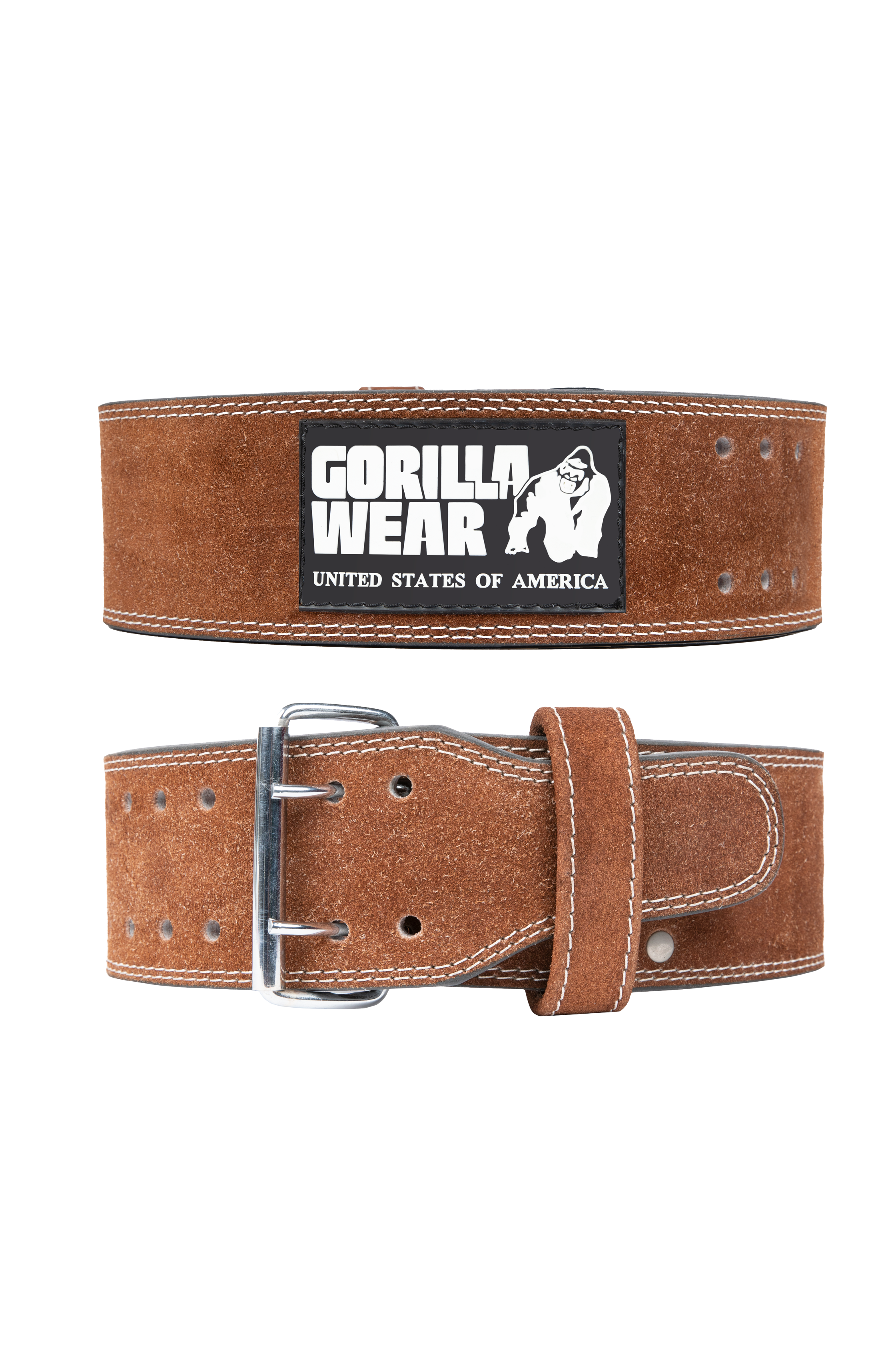 Gorilla Wear Gorilla Wear 4 Inch Leather Lifting Belt Lifting Belts Brown