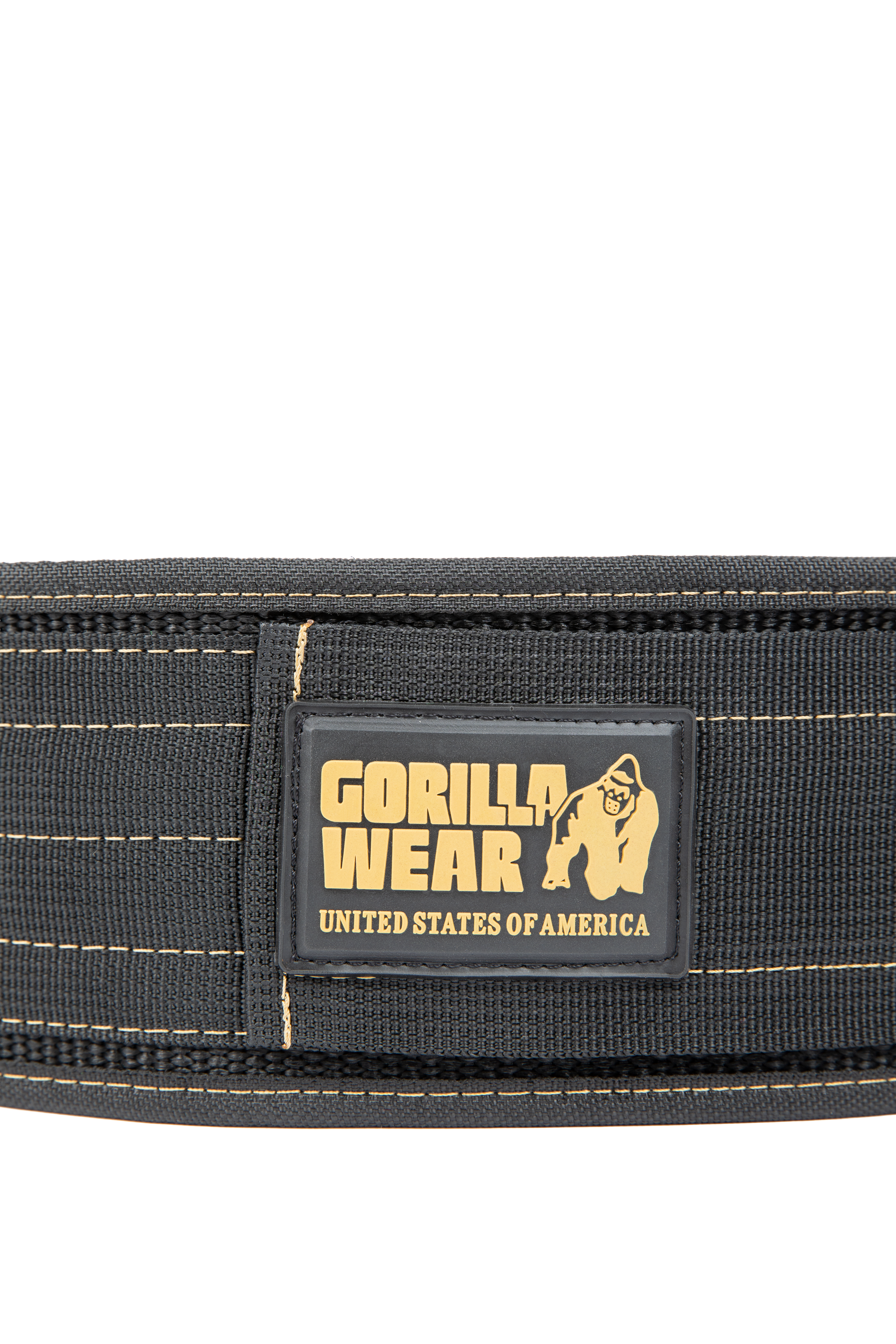 Gorilla Wear Gorilla Wear 4 Inch Nylon Lifting Belt Lifting Belts Black/Gold