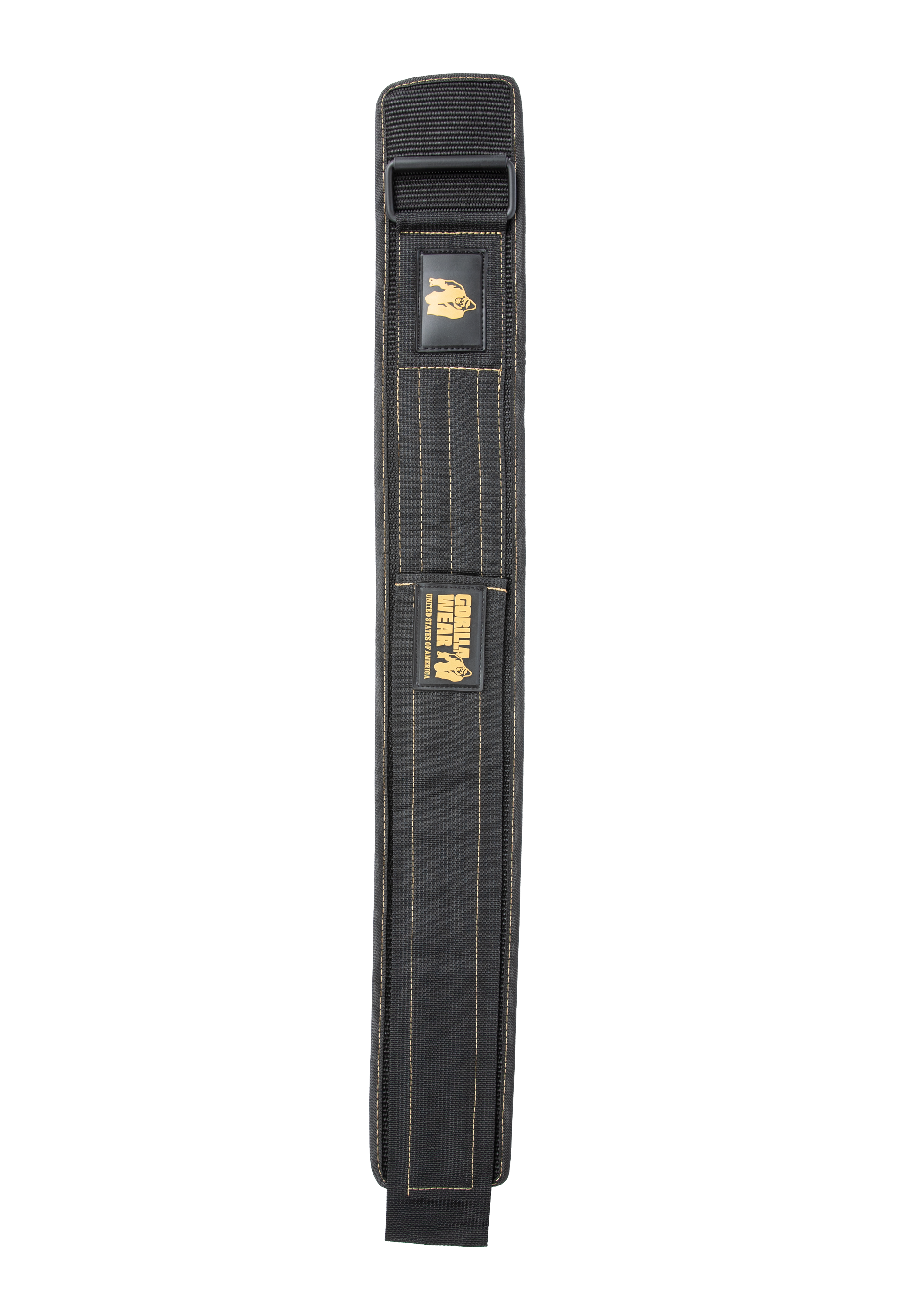 Gorilla Wear Gorilla Wear 4 Inch Nylon Lifting Belt Lifting Belts Black/Gold
