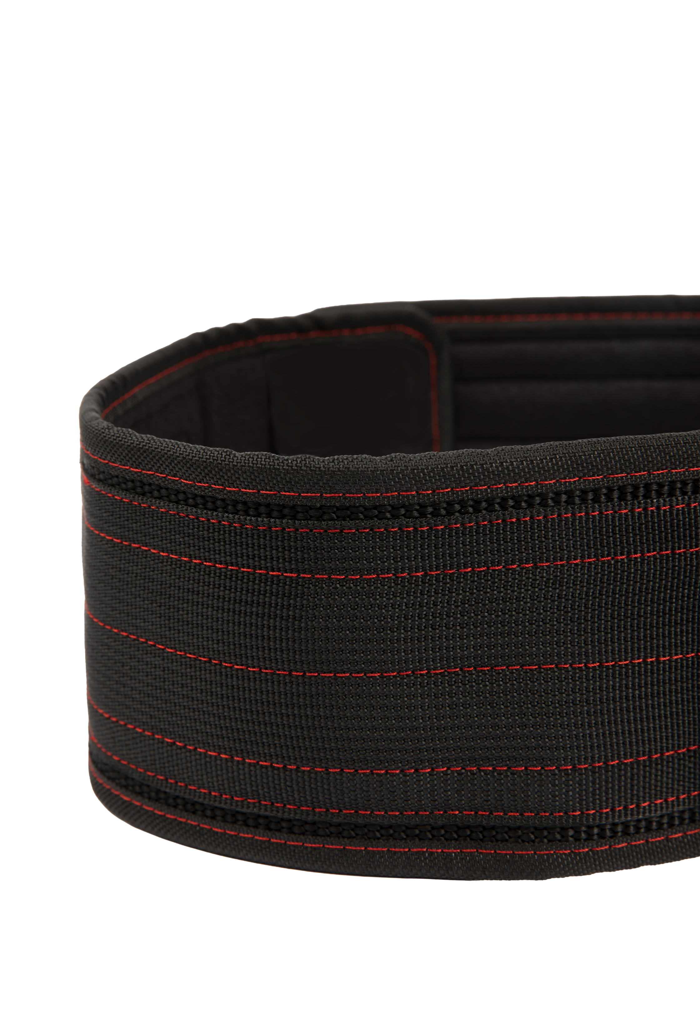 Gorilla Wear Gorilla Wear 4 Inch Nylon Lifting Belt Lifting Belts Black/Red Stitched