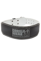 Gorilla Wear Gorilla Wear 4 Inch Padded Leather Lifting Belt Lifting Belts Black/Gray