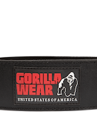 Gorilla Wear Gorilla Wear 4 Inch Padded Leather Lifting Belt Lifting Belts Black/Red