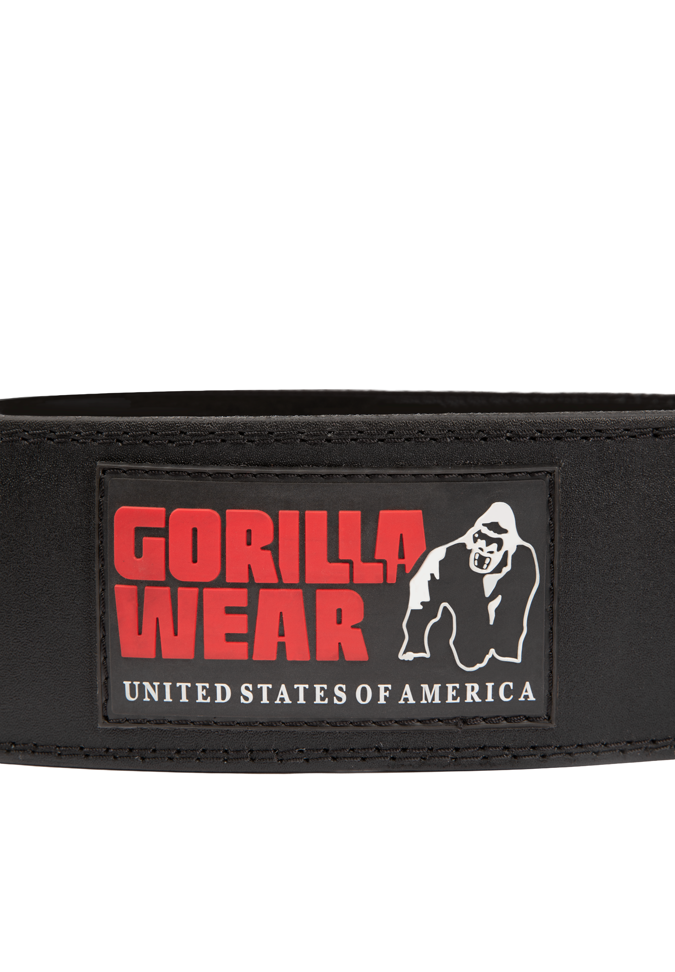 Gorilla Wear Gorilla Wear 4 Inch Padded Leather Lifting Belt Lifting Belts Black/Red