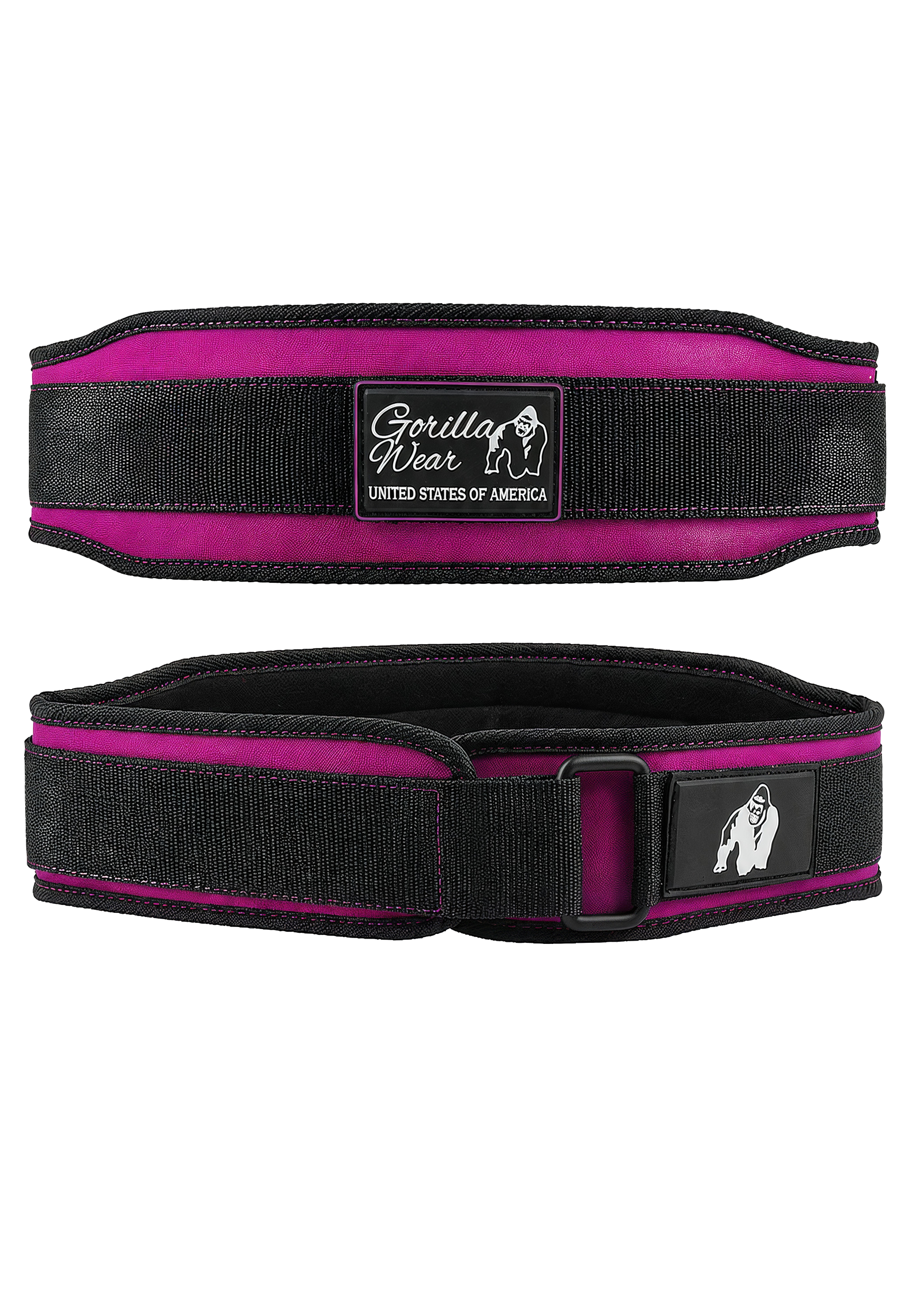 Gorilla Wear Gorilla Wear 4 Inch Women's Lifting Belt Lifting Belts Black/Purple