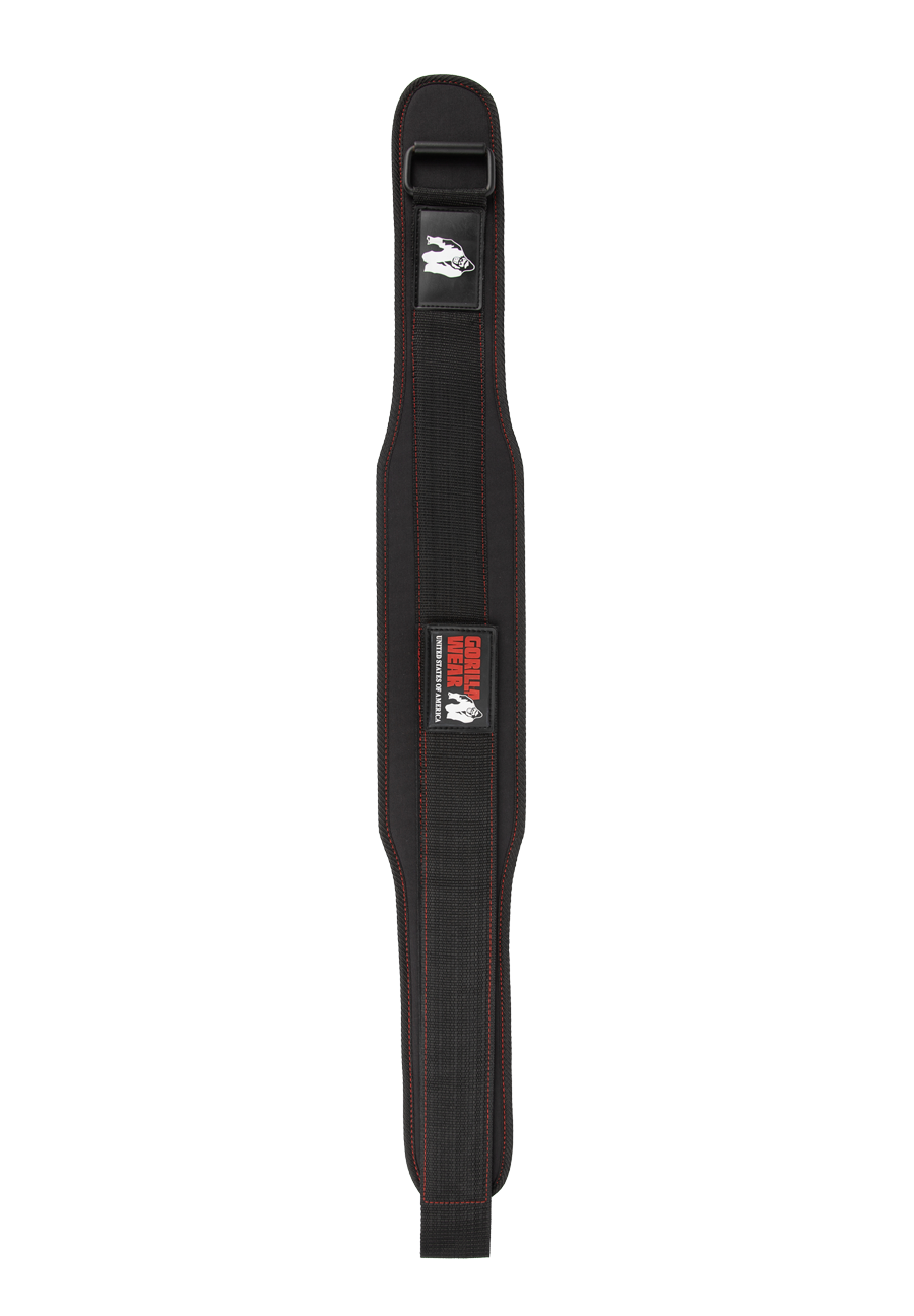 Gorilla Wear Gorilla Wear 4 Inch Women's Lifting Belt Lifting Belts Black/Red Stitched