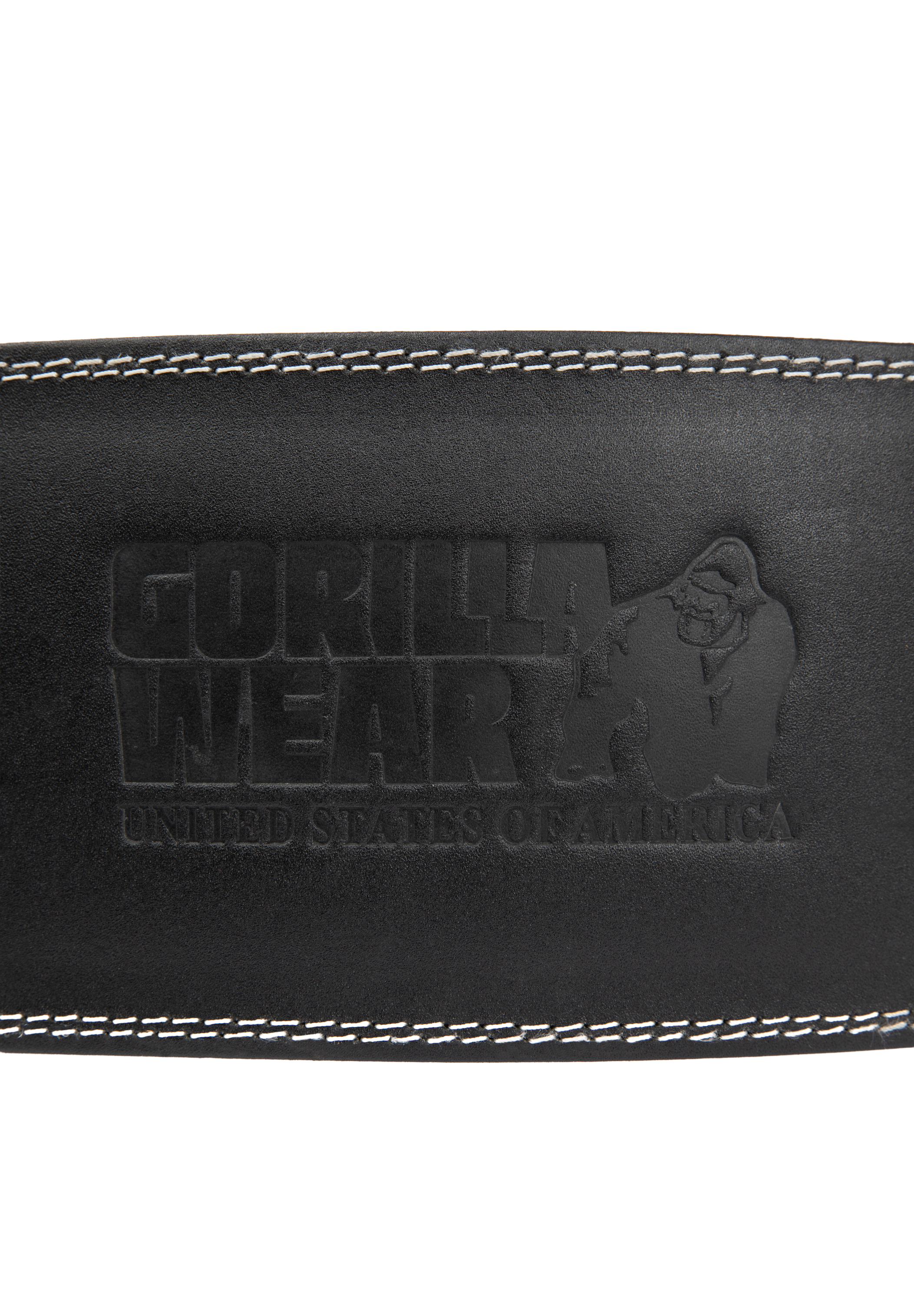 Gorilla Wear Gorilla Wear 6 Inch Padded Leather Lifting Belt Lifting Belts Black