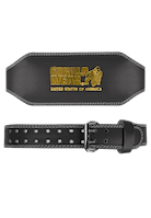 Gorilla Wear Gorilla Wear 6 Inch Padded Leather Lifting Belt Lifting Belts Black/Gold