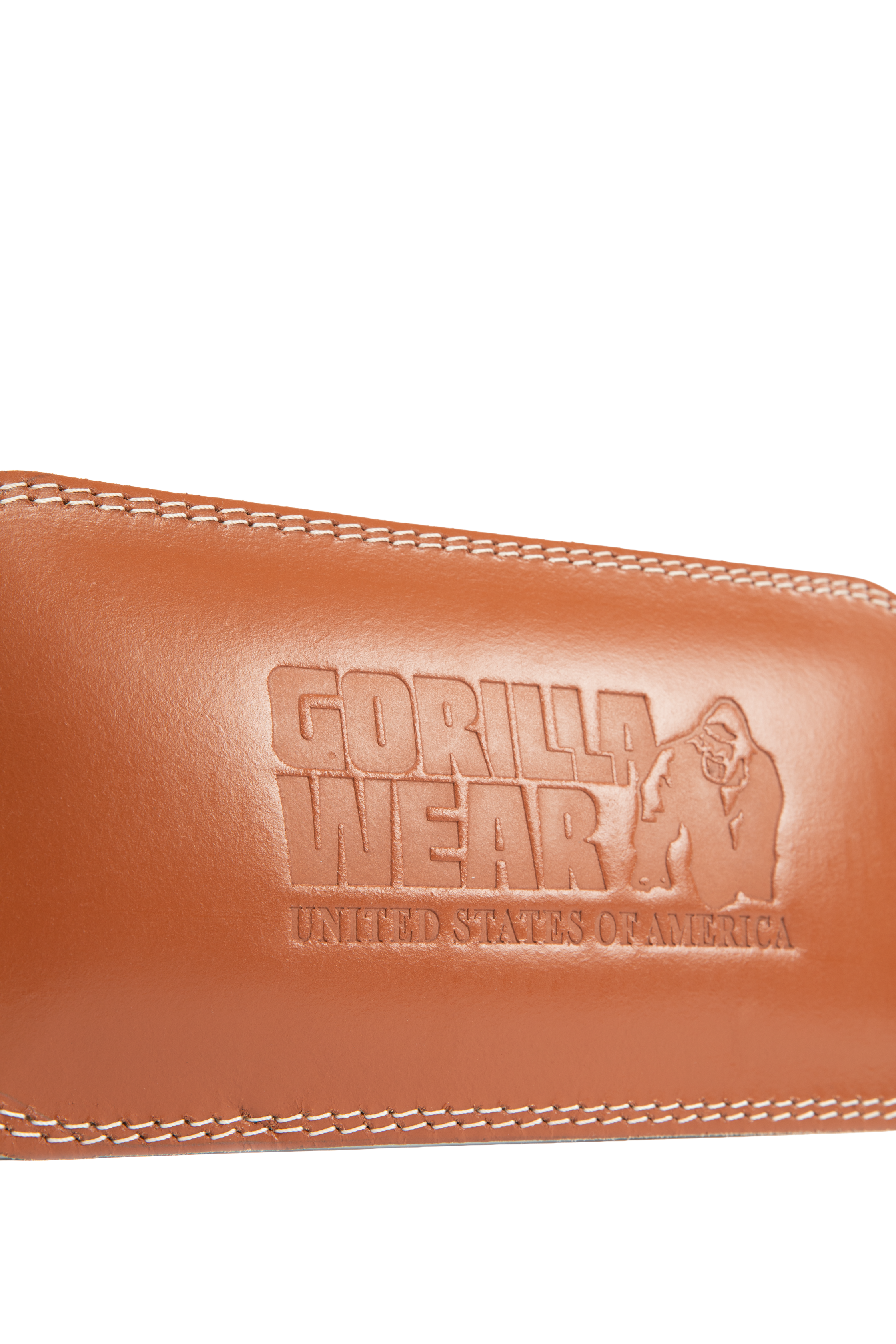 Gorilla Wear Gorilla Wear 6 Inch Padded Leather Lifting Belt Lifting Belts Brown