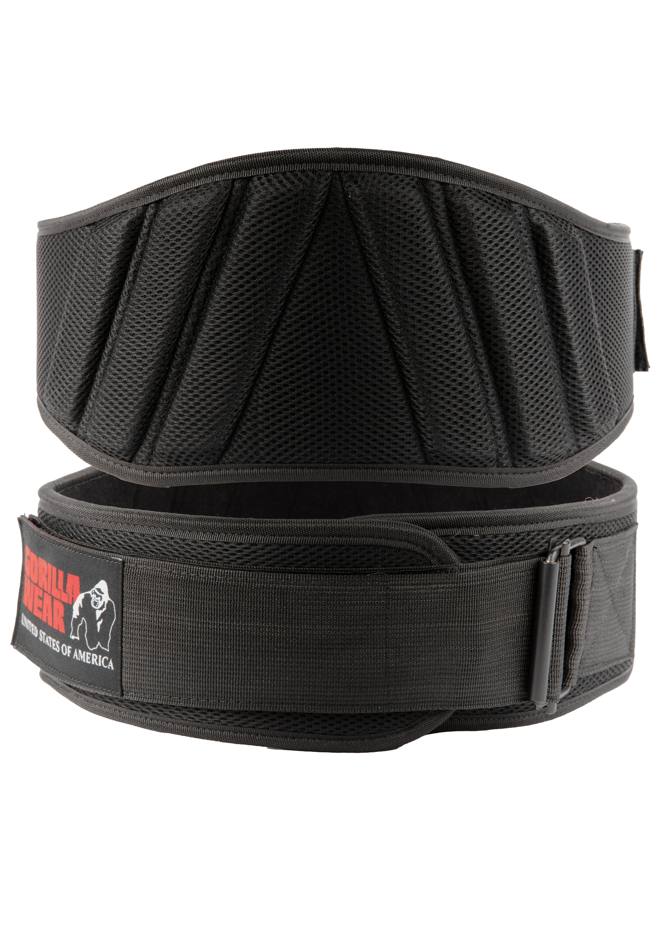 Gorilla Wear Gorilla Wear 6 inch Padded Mesh Lifting Belt Lifting Belts Black