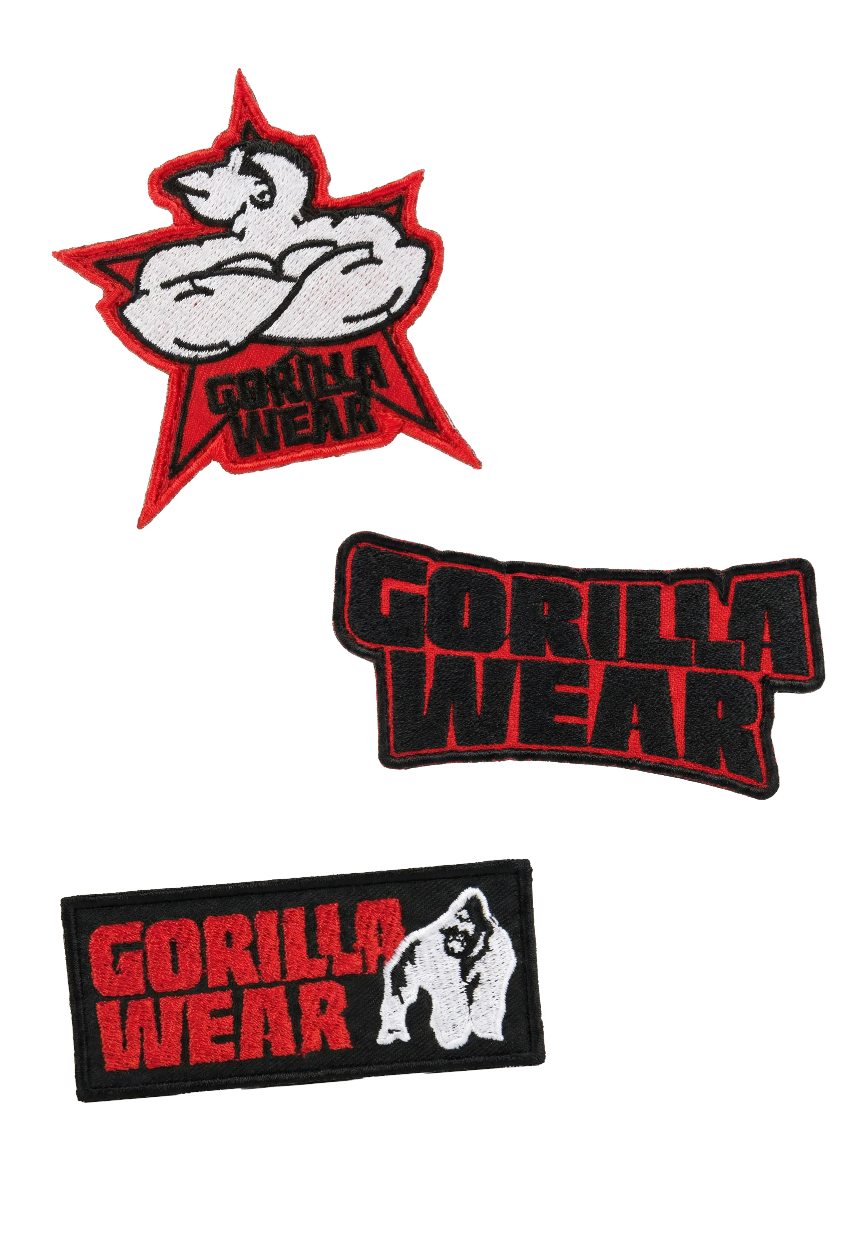Gorilla Wear Gorilla Wear Beast Mode Legacy Patch Keychain Red