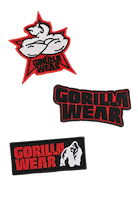 Gorilla Wear Gorilla Wear Classic Patch Keychain Black