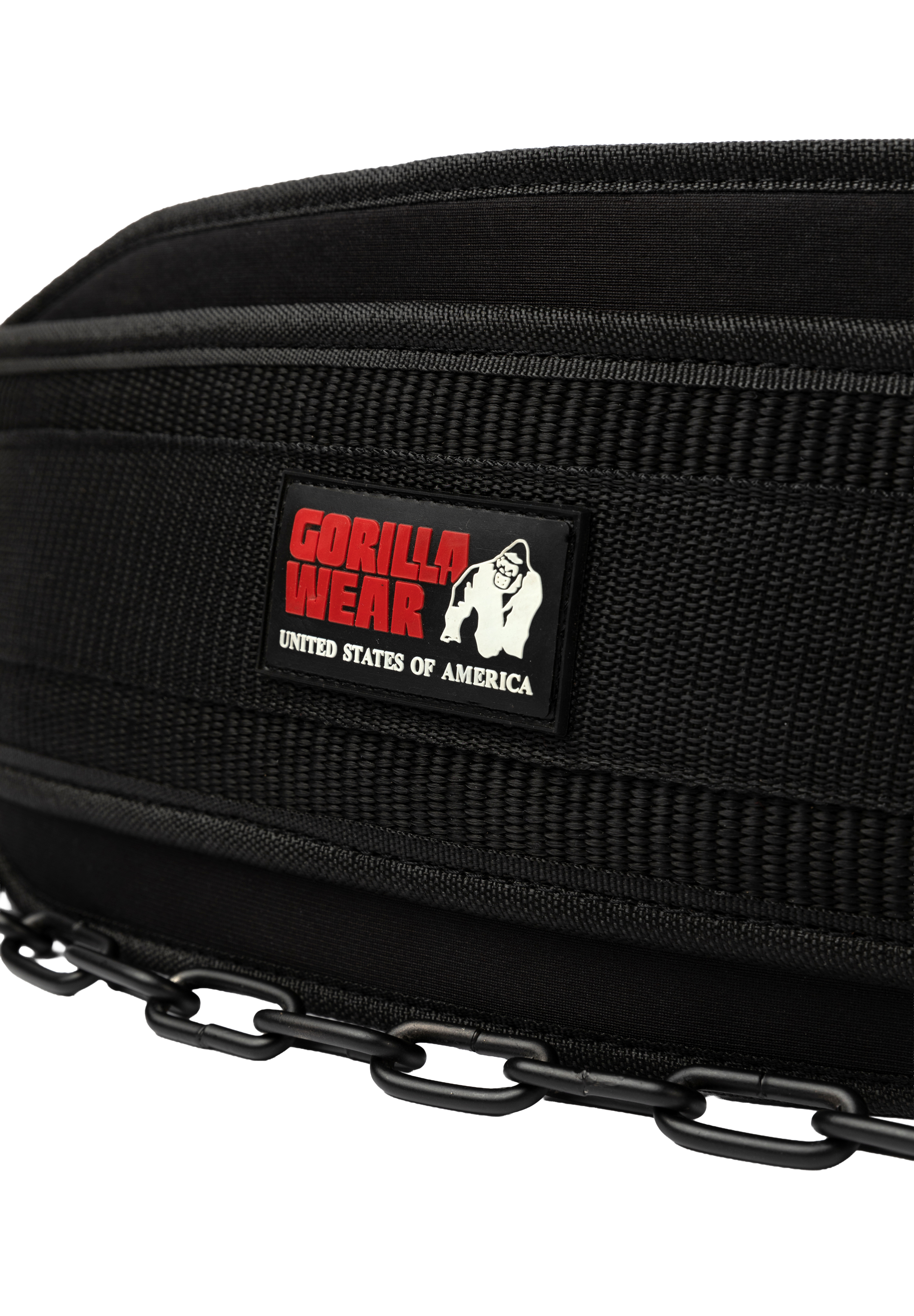 Gorilla Wear Gorilla Wear Nylon Dip Belt Lifting Belts Black