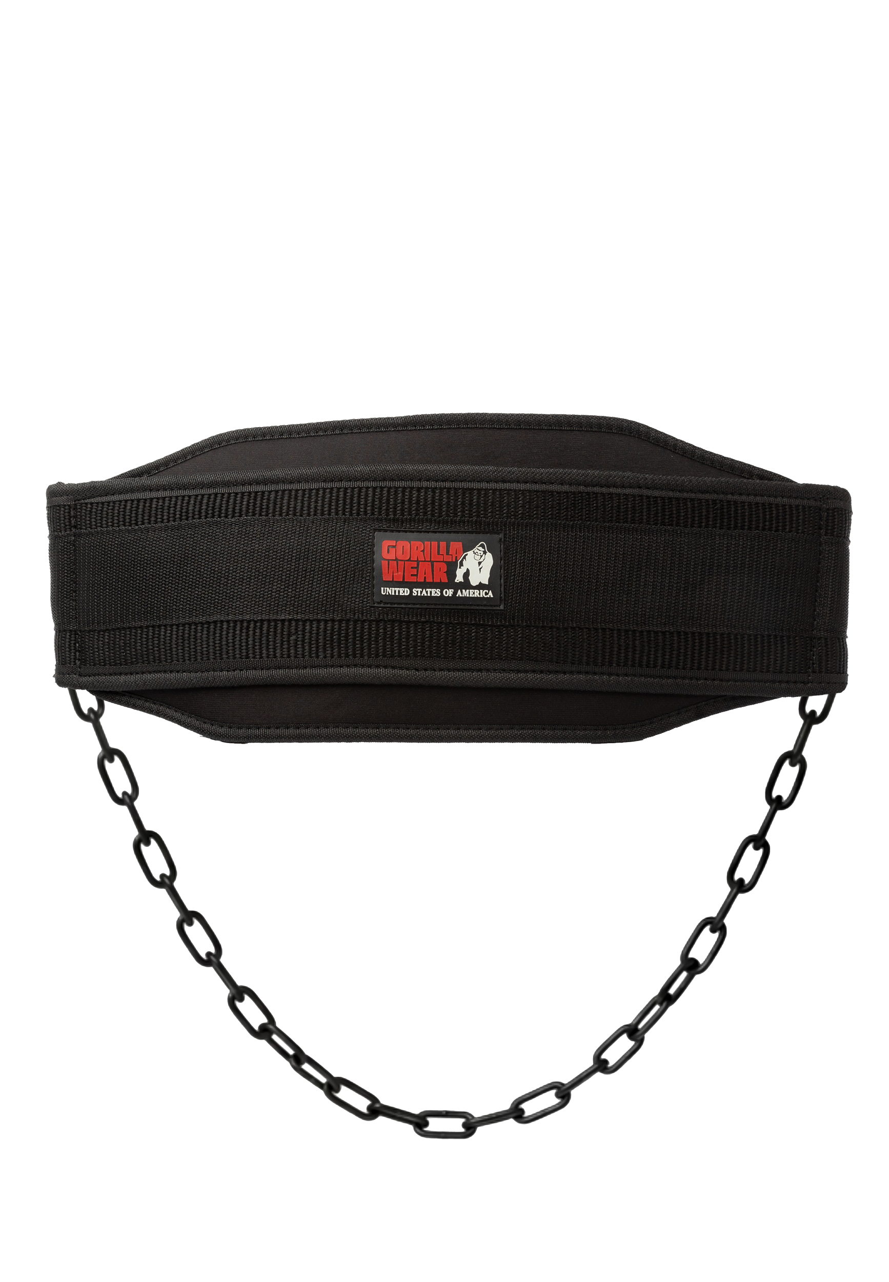 Gorilla Wear Gorilla Wear Nylon Dip Belt Lifting Belts Black