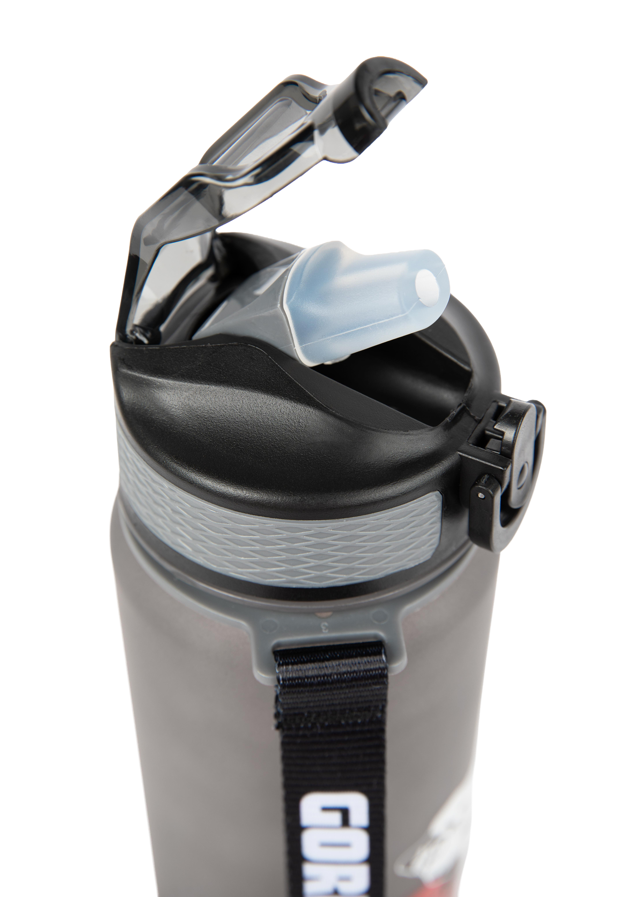 Gorilla Wear Gradient Water Bottle 1000ML Shakers & Bottles Black/Gray