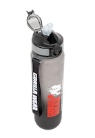 Gorilla Wear Gradient Water Bottle 1000ML Shakers & Bottles Black/Gray
