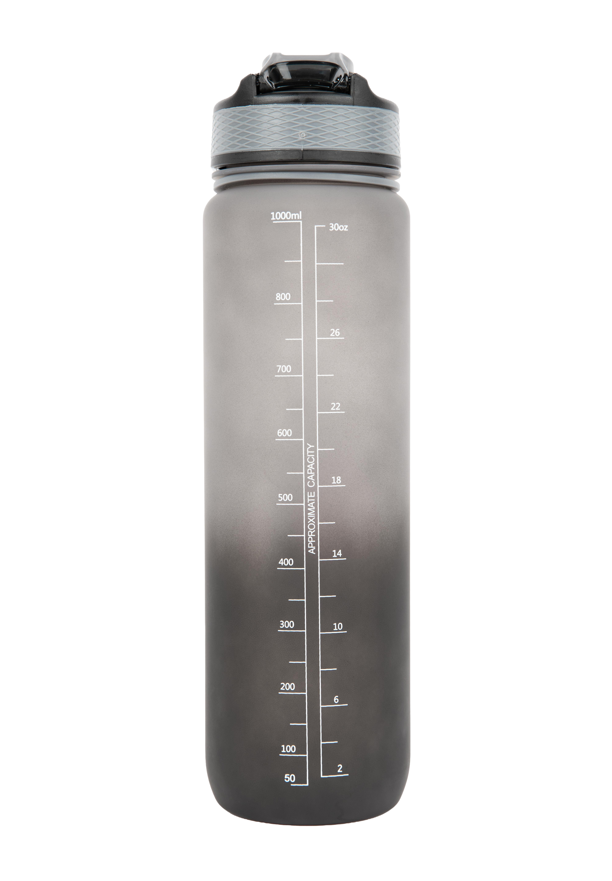 Gorilla Wear Gradient Water Bottle 1000ML Shakers & Bottles Black/Gray