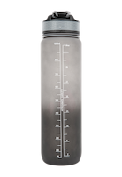 Gorilla Wear Gradient Water Bottle 1000ML Shakers & Bottles Black/Gray