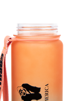 Gorilla Wear Gradient Water Bottle 1000ML Shakers & Bottles Green/Orange