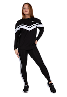Gorilla Wear Hailey Oversized Sweatshirt Hoodie & Sweatshirt Black