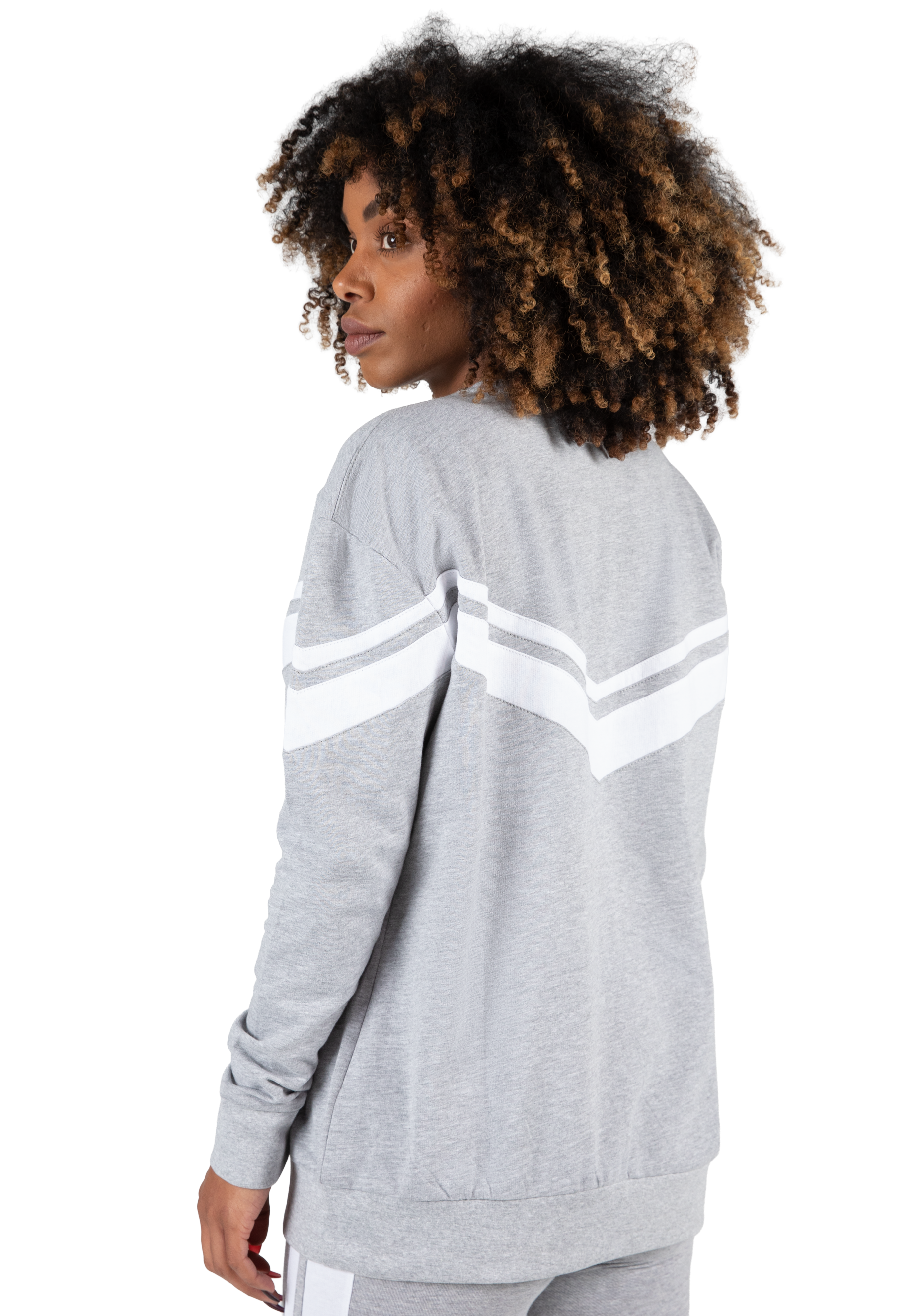 Gorilla Wear Hailey Oversized Sweatshirt Hoodie & Sweatshirt Gray Melange