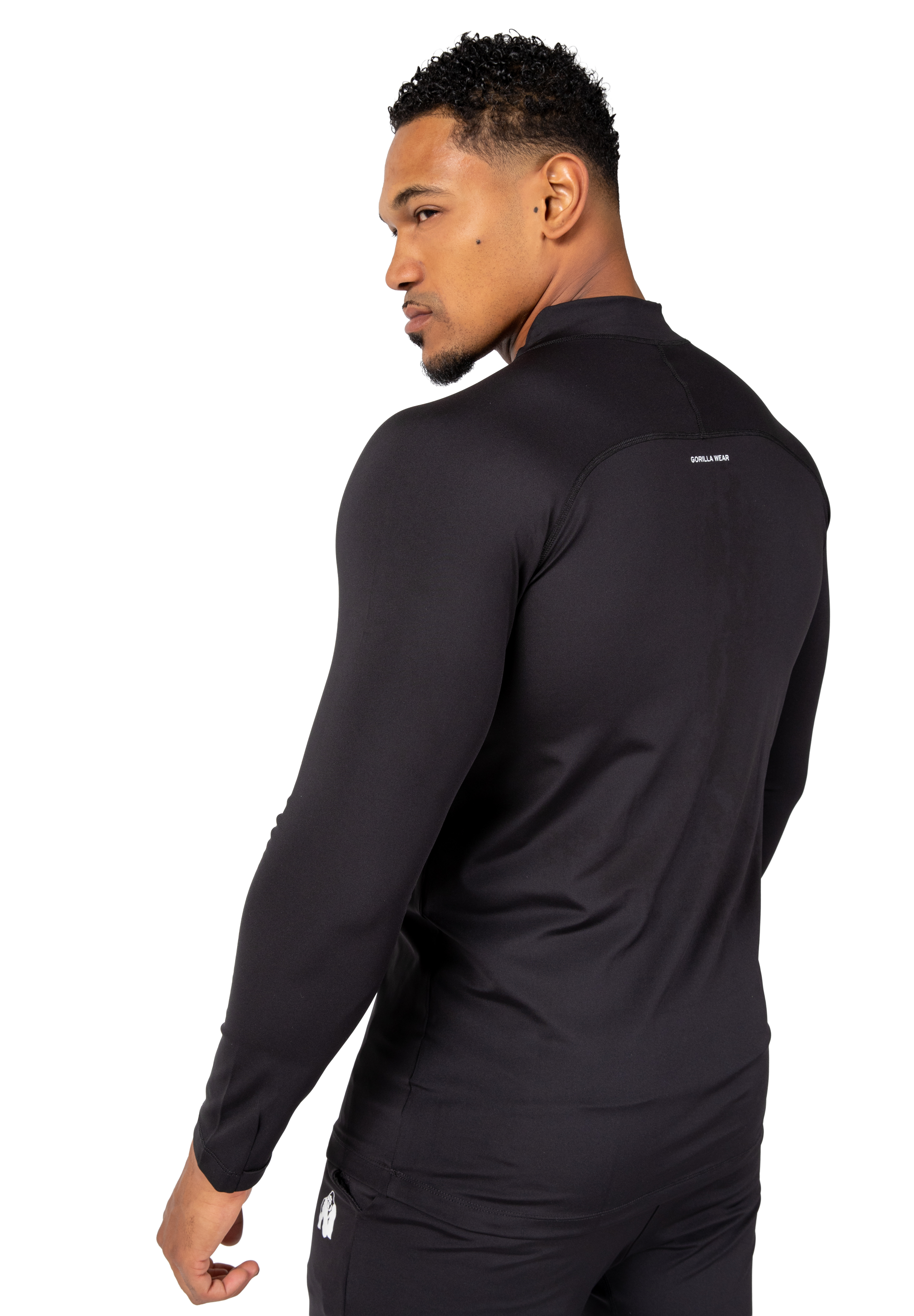 Gorilla Wear Hamilton Hybrid Long Sleeve T-Shirt & Tops Black
