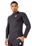 Gorilla Wear Hamilton Hybrid Long Sleeve T-Shirt & Tops Black