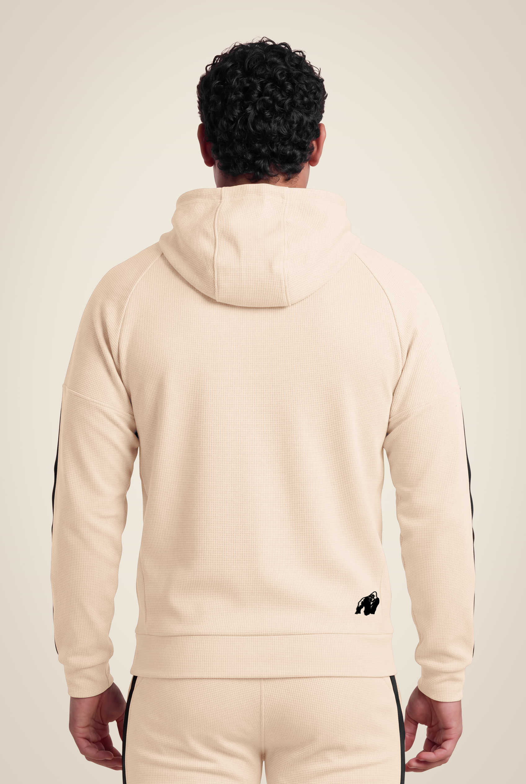 Gorilla Wear Harvey Hooded Track Jacket Jacket Beige