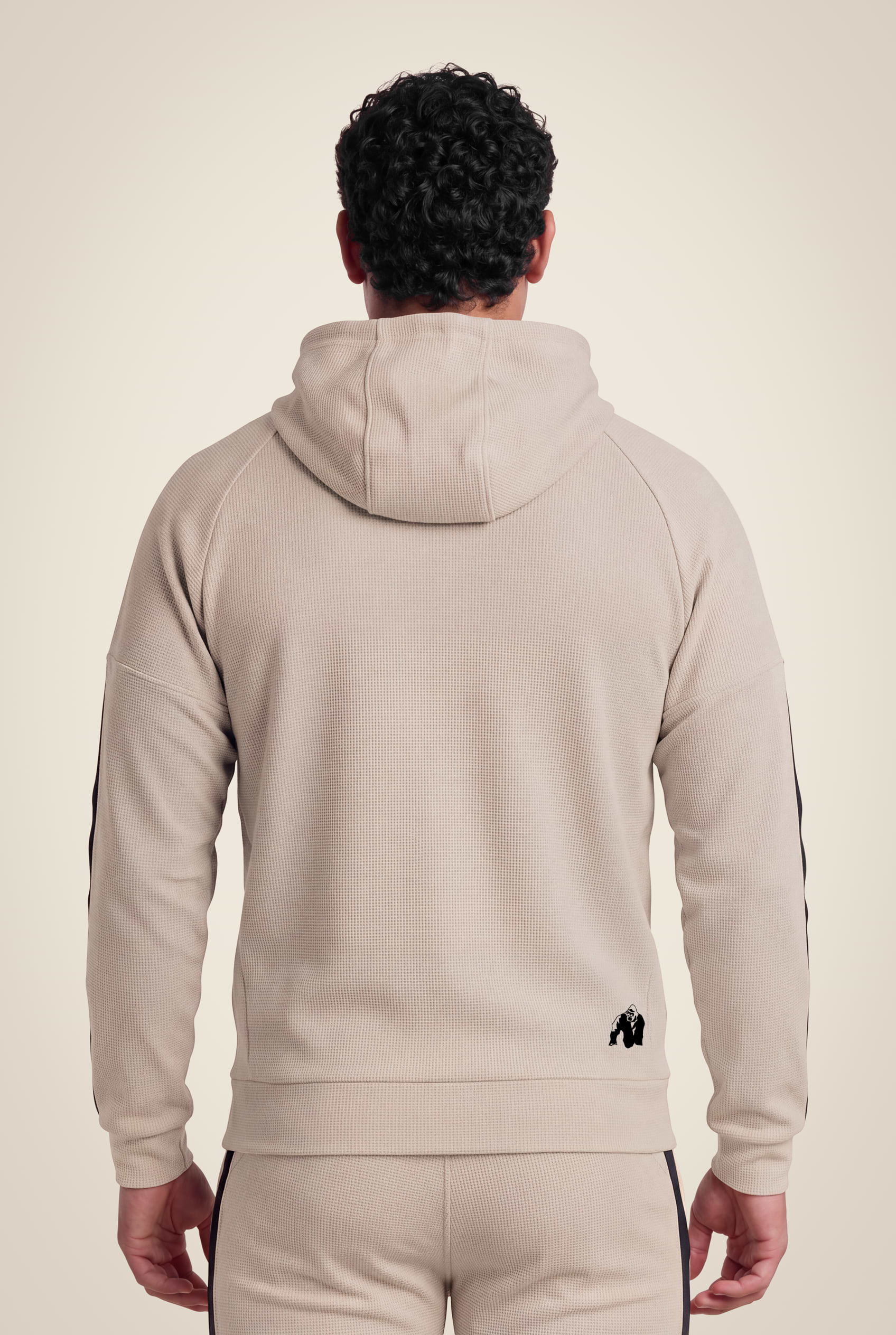 Gorilla Wear Harvey Hooded Track Jacket Jacket Beige