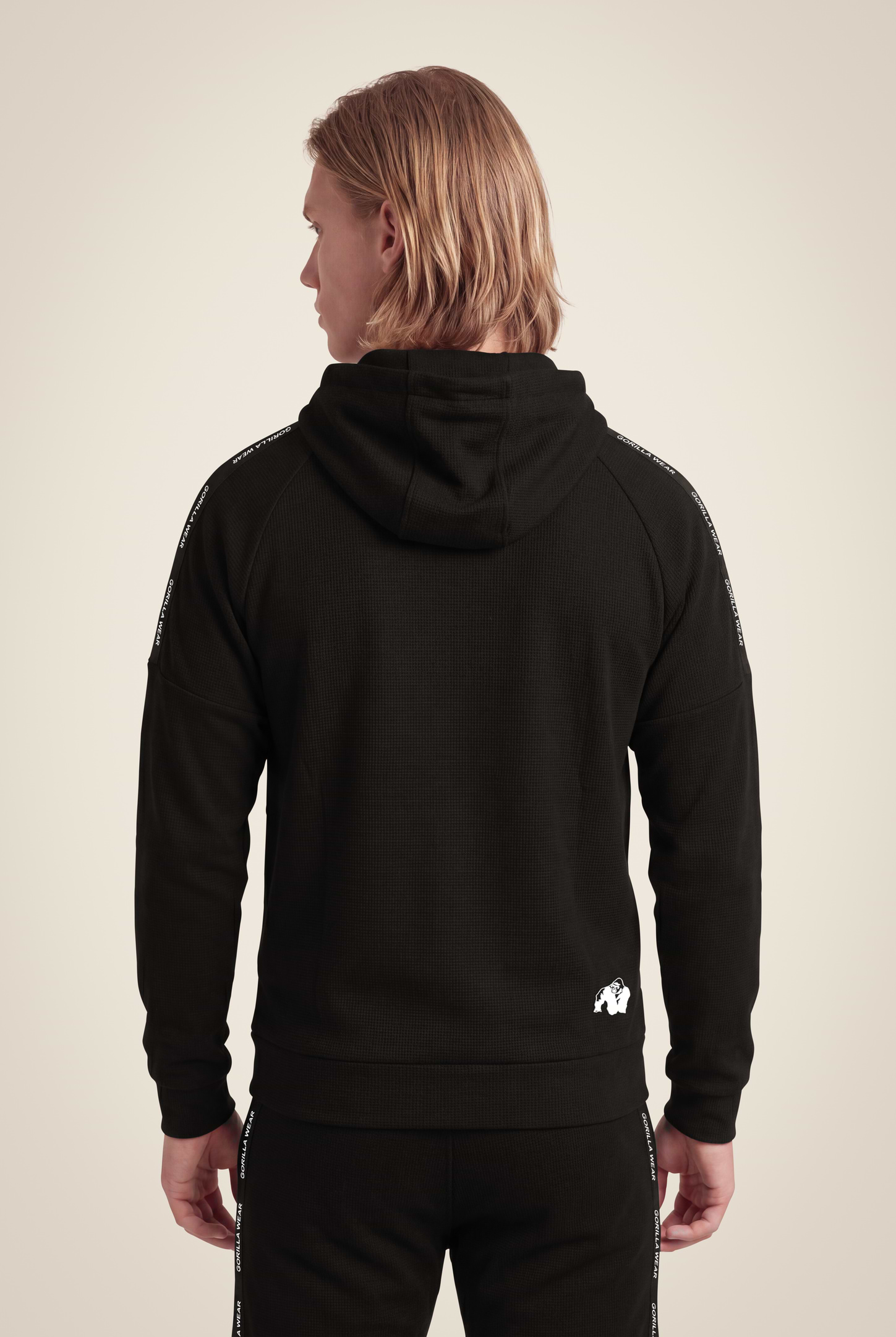 Gorilla Wear Harvey Hooded Track Jacket Jacket Black