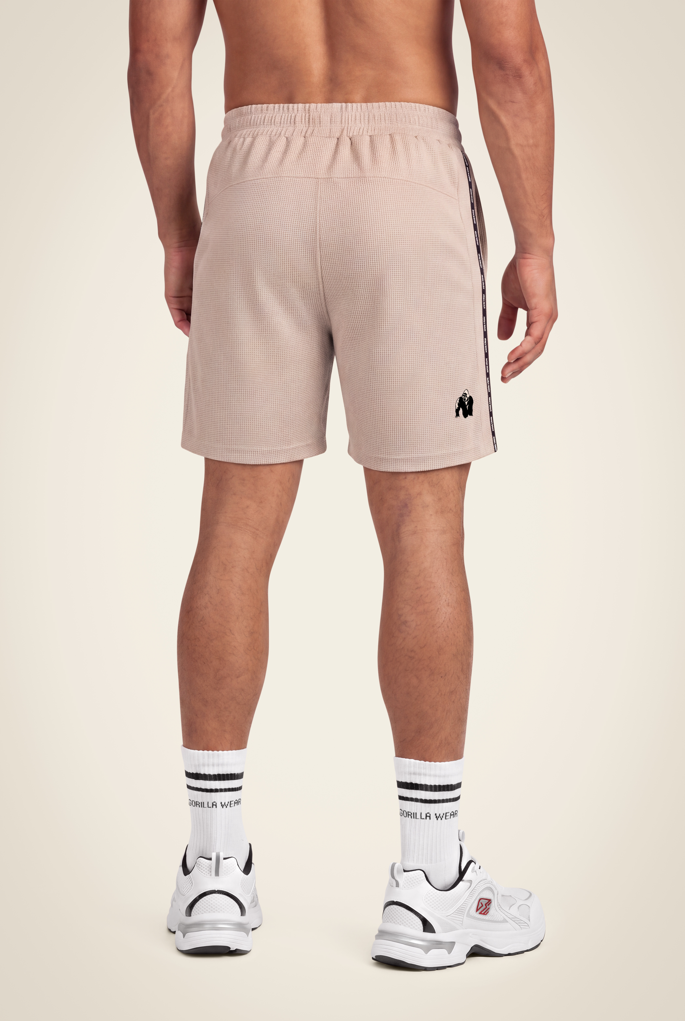 Gorilla Wear Harvey Track Shorts Shorts Beige