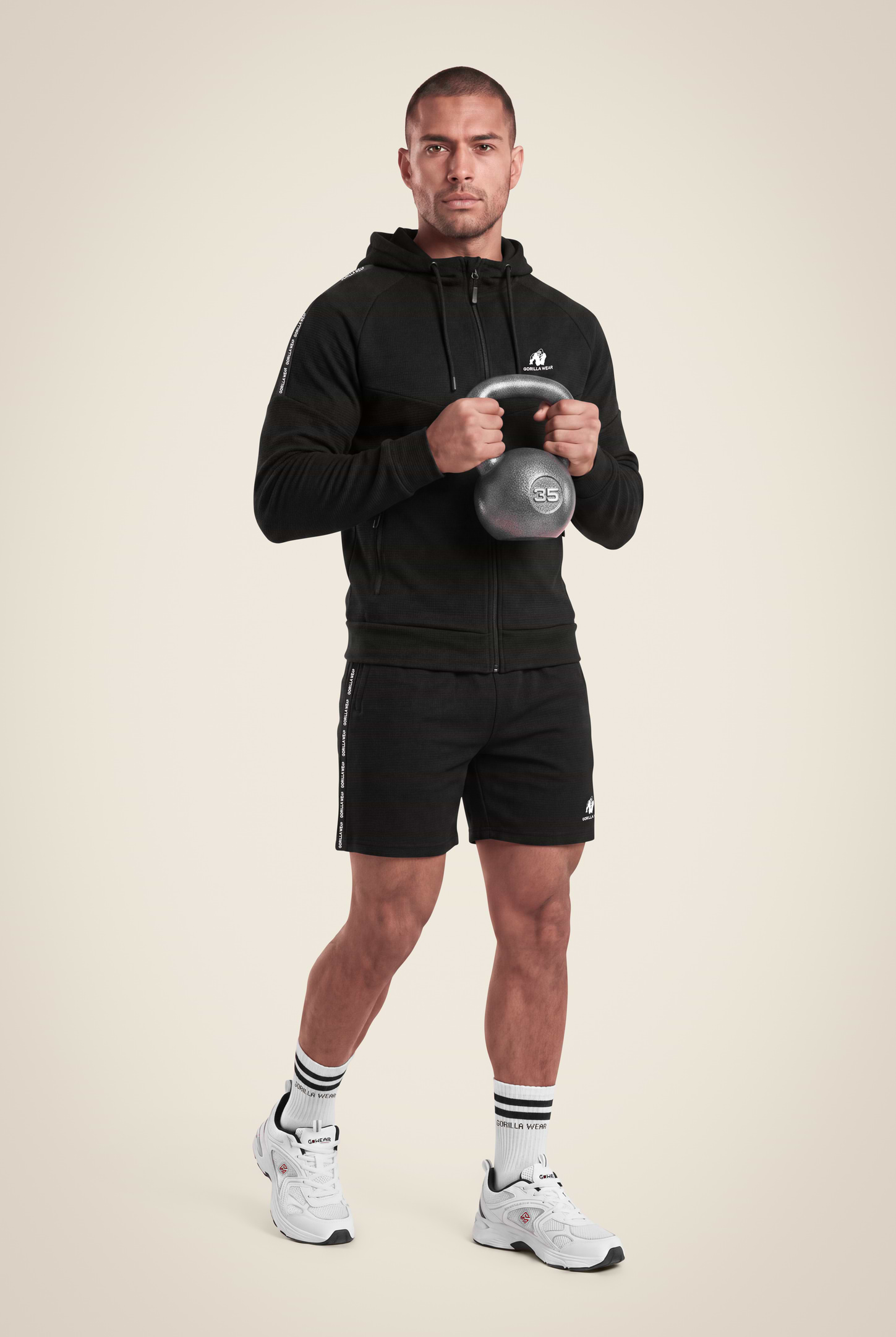 Gorilla Wear Harvey Track Shorts Shorts Black