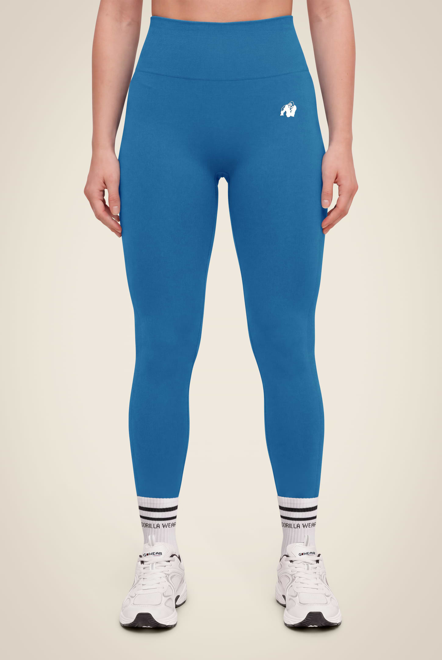 Gorilla Wear Hilton Seamless Leggings Leggings Blue