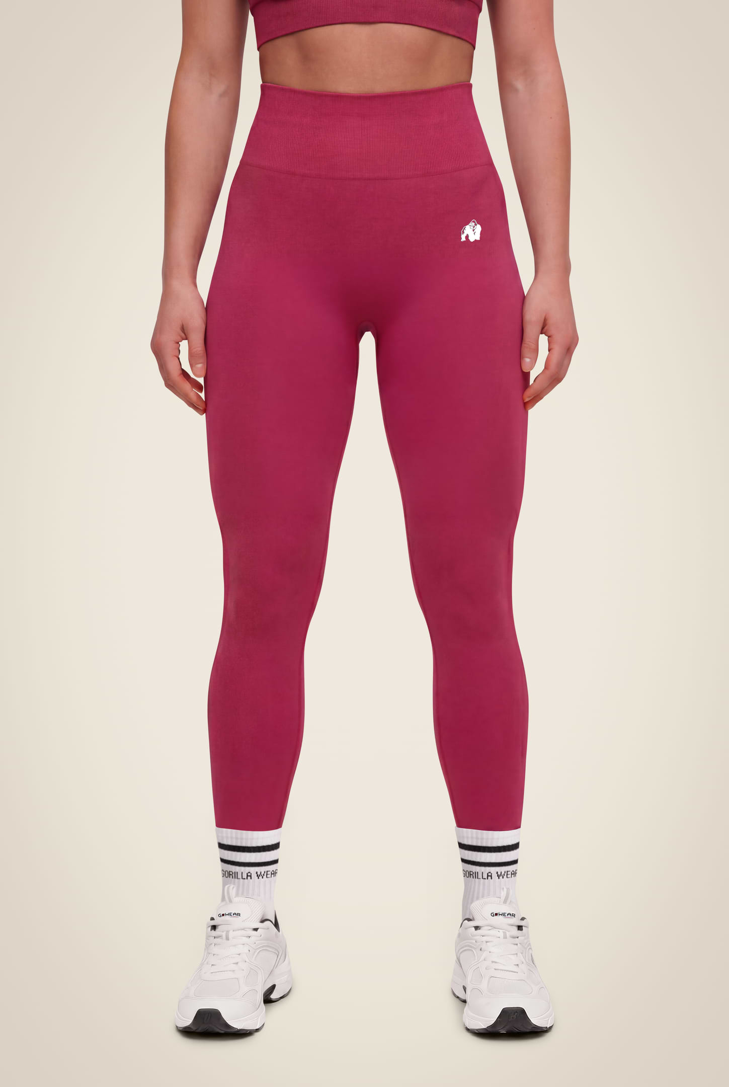 Gorilla Wear Hilton Seamless Leggings Leggings Fuchsia