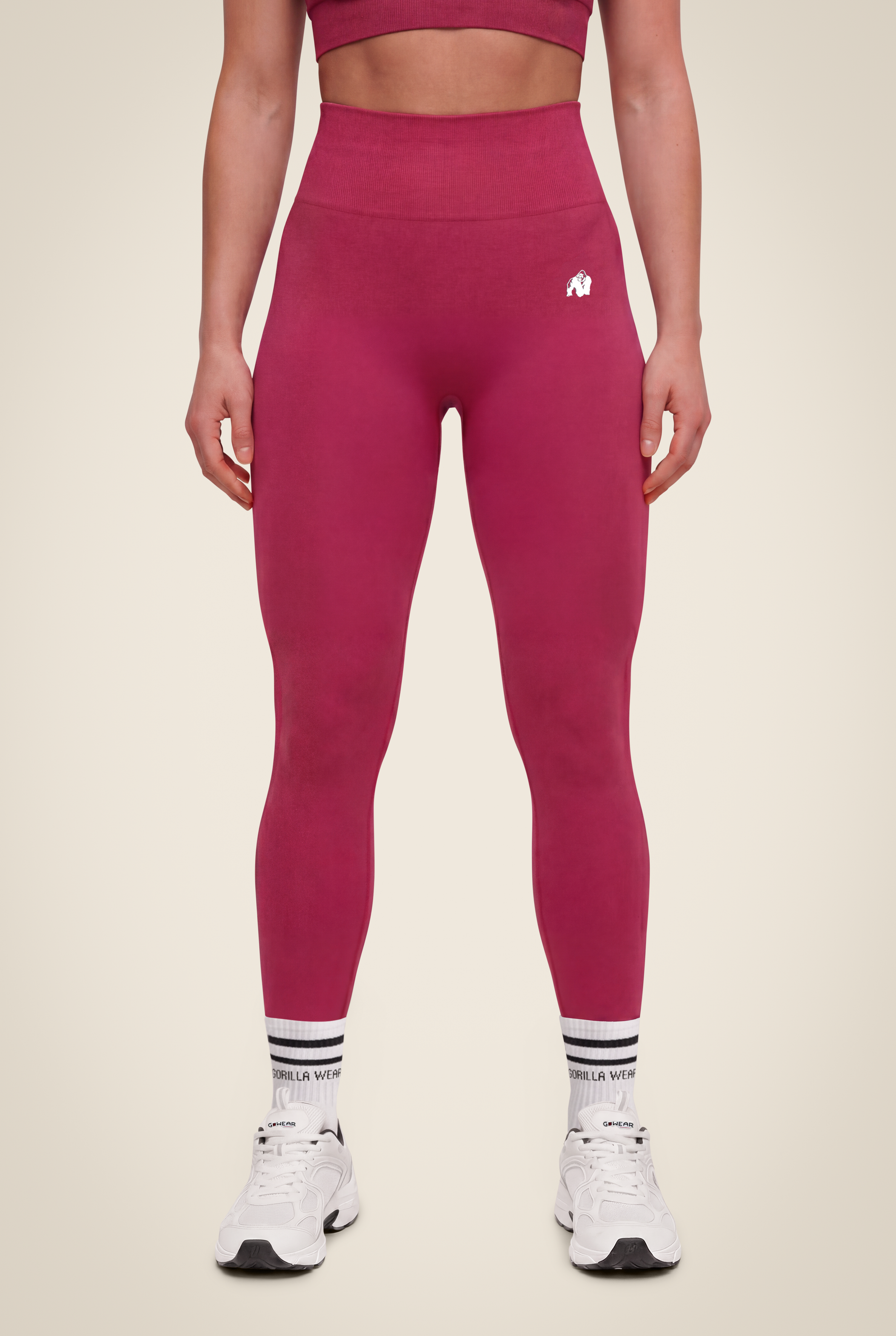 Gorilla Wear Hilton Seamless Leggings Leggings Fuchsia