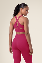 Gorilla Wear Hilton Seamless Sports Bra Sports Bra Fuchsia