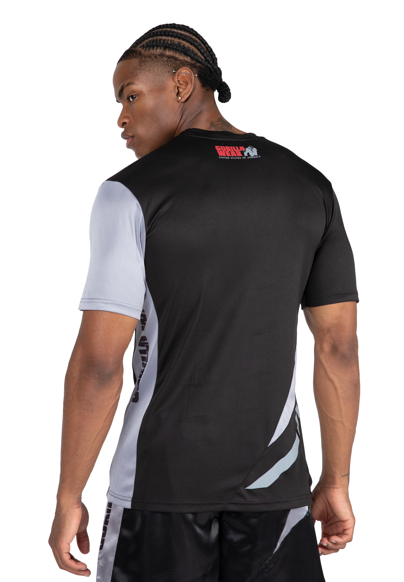 Gorilla Wear Hornell T-Shirt T-Shirt & Tops Black/Gray