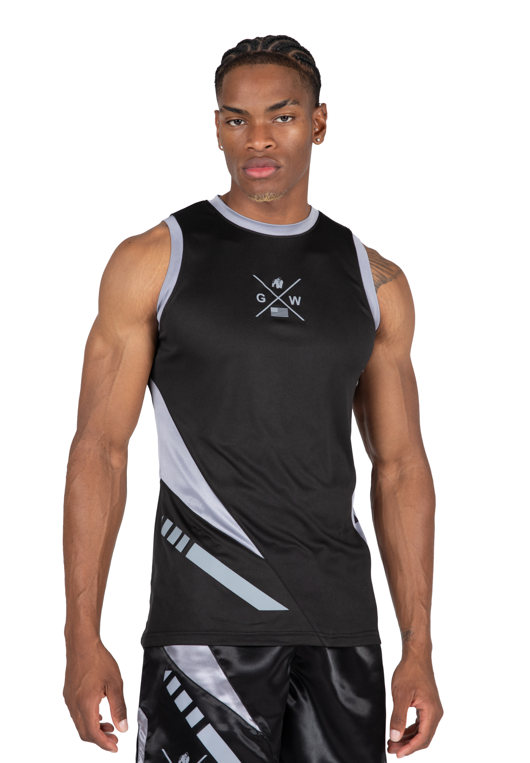 Gorilla Wear Hornell Tank Top Tank Top Black/Gray