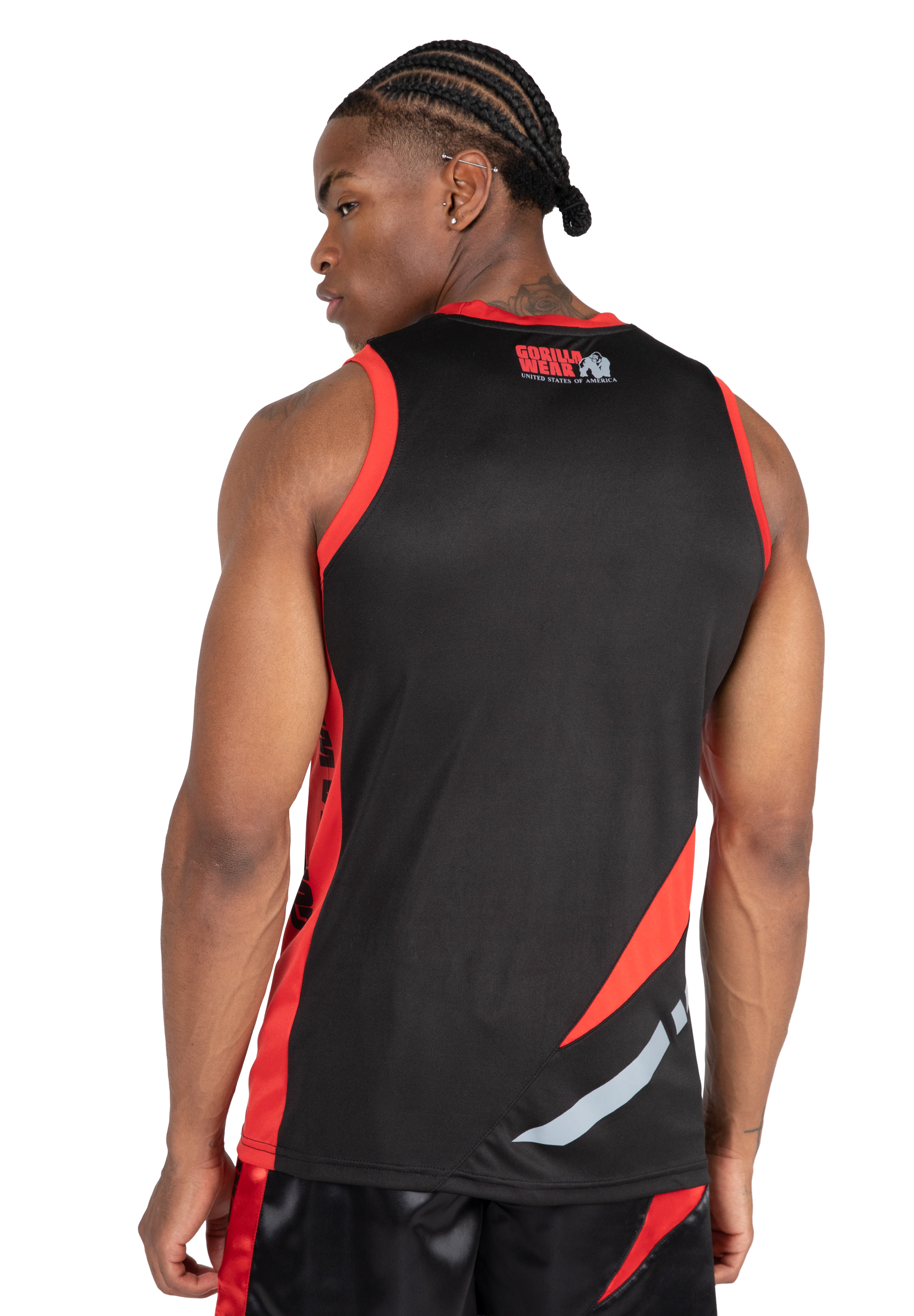 Gorilla Wear Hornell Tank Top Tank Top Black/Red
