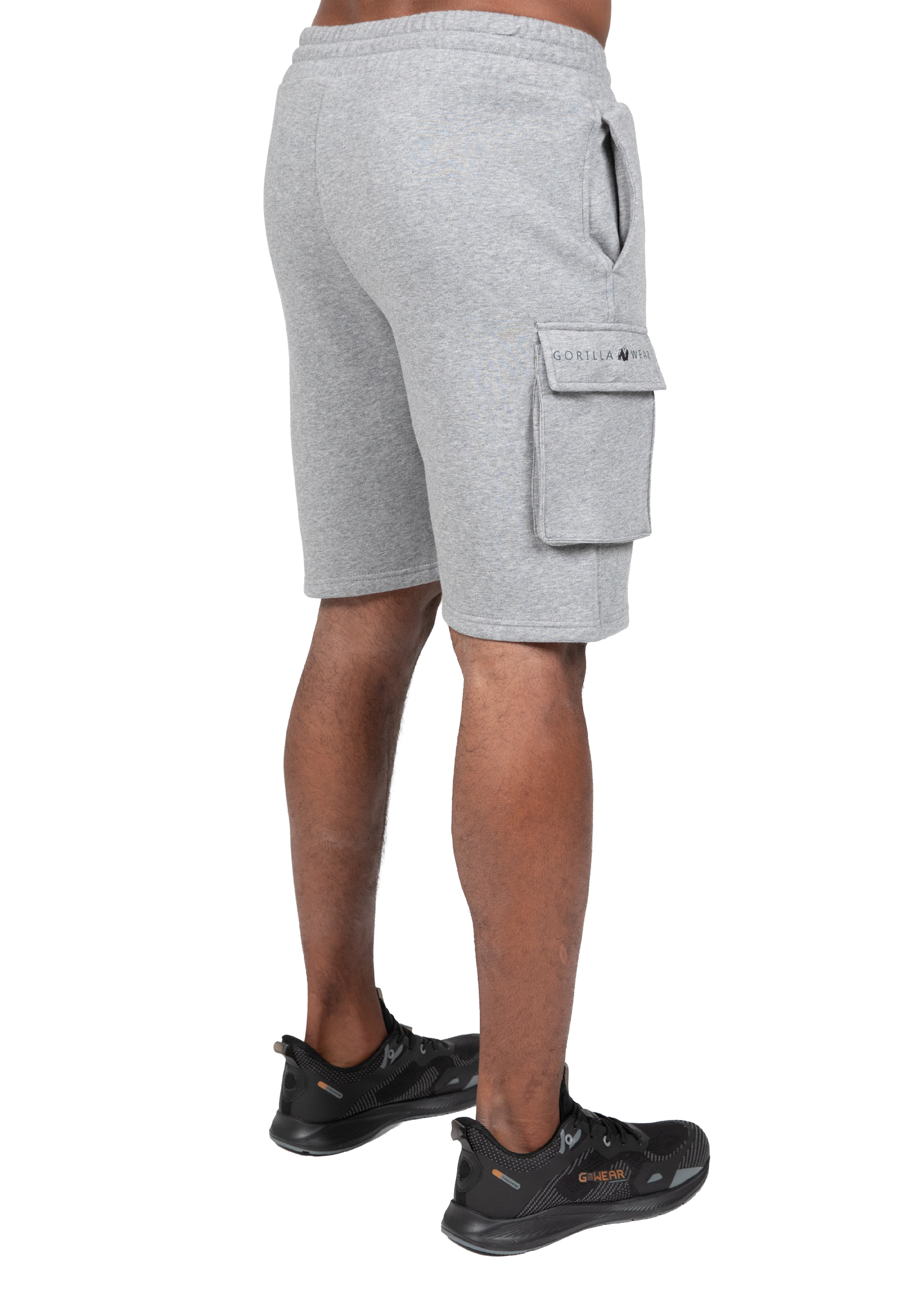 Gorilla Wear Hudson Cargo Sweat Shorts Shorts Gray Melange