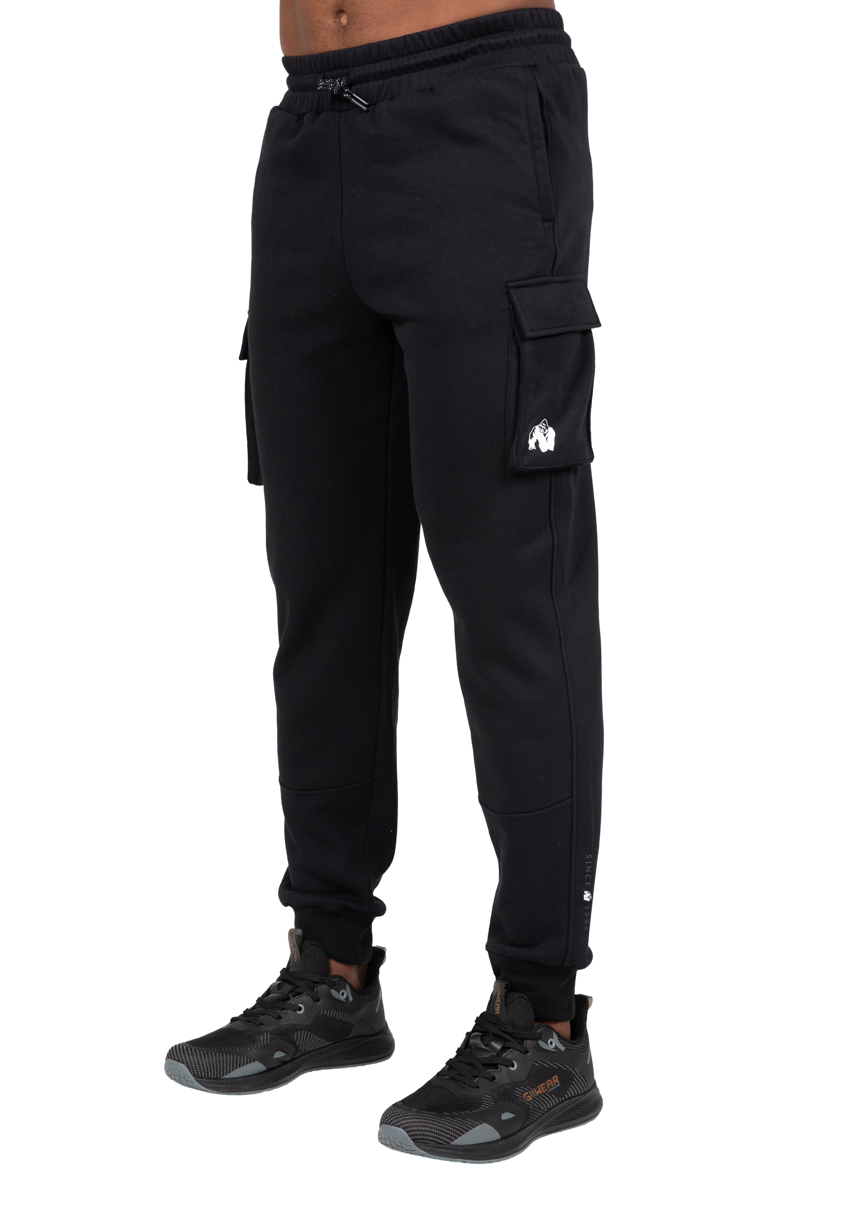Gorilla Wear Hudson Cargo Sweatpants Pants Black