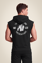 Gorilla Wear Huntley Sleeveless Hoodie Hoodie & Sweatshirt Black