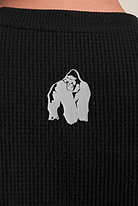 Gorilla Wear Idaho Oversized Waffle T-Shirt T-Shirt & Tops Black
