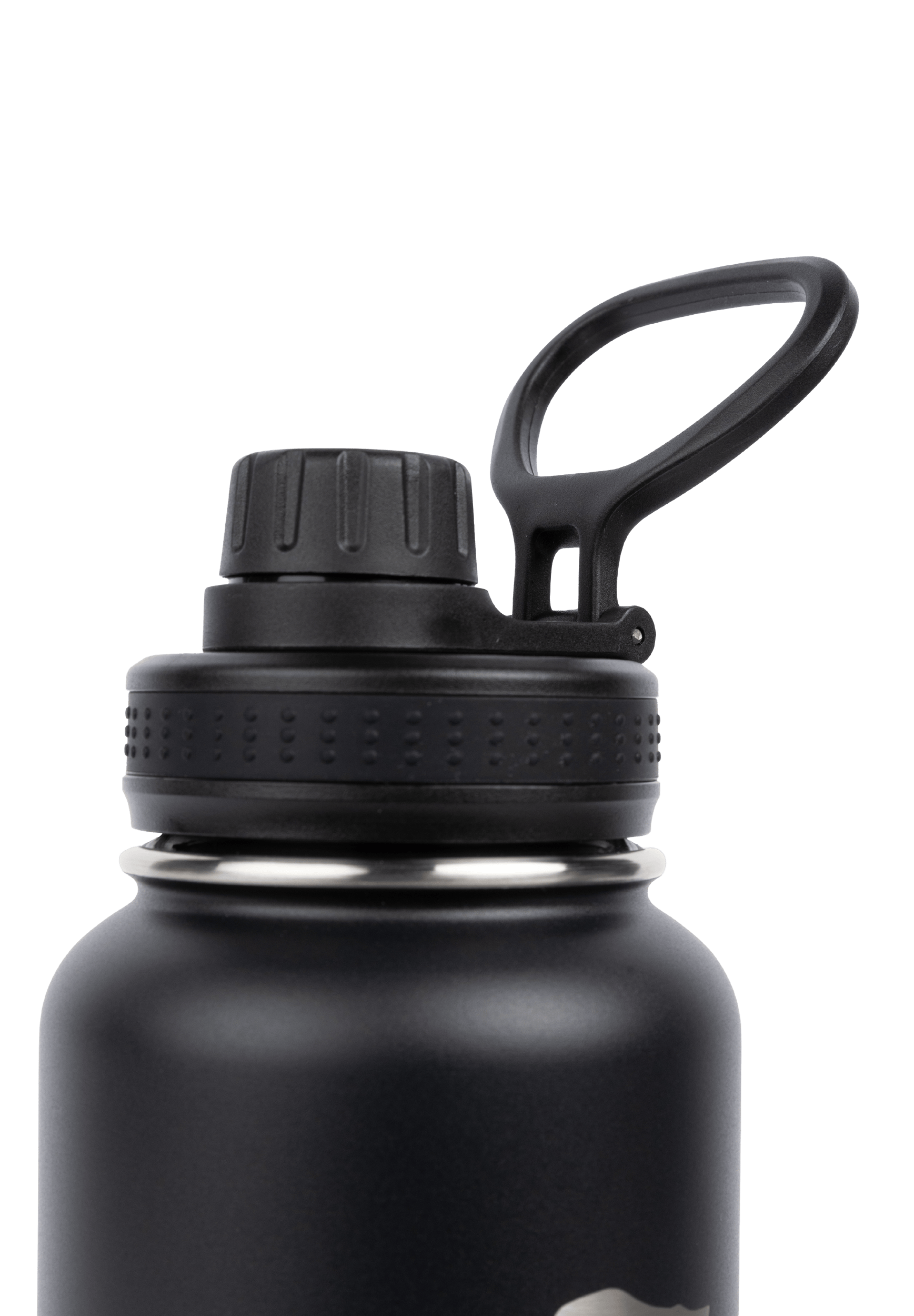 Gorilla Wear Insulated Stainless Steel Water Bottle 1000ML Shakers & Bottles Black