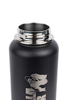 Gorilla Wear Insulated Stainless Steel Water Bottle 1000ML Shakers & Bottles Black
