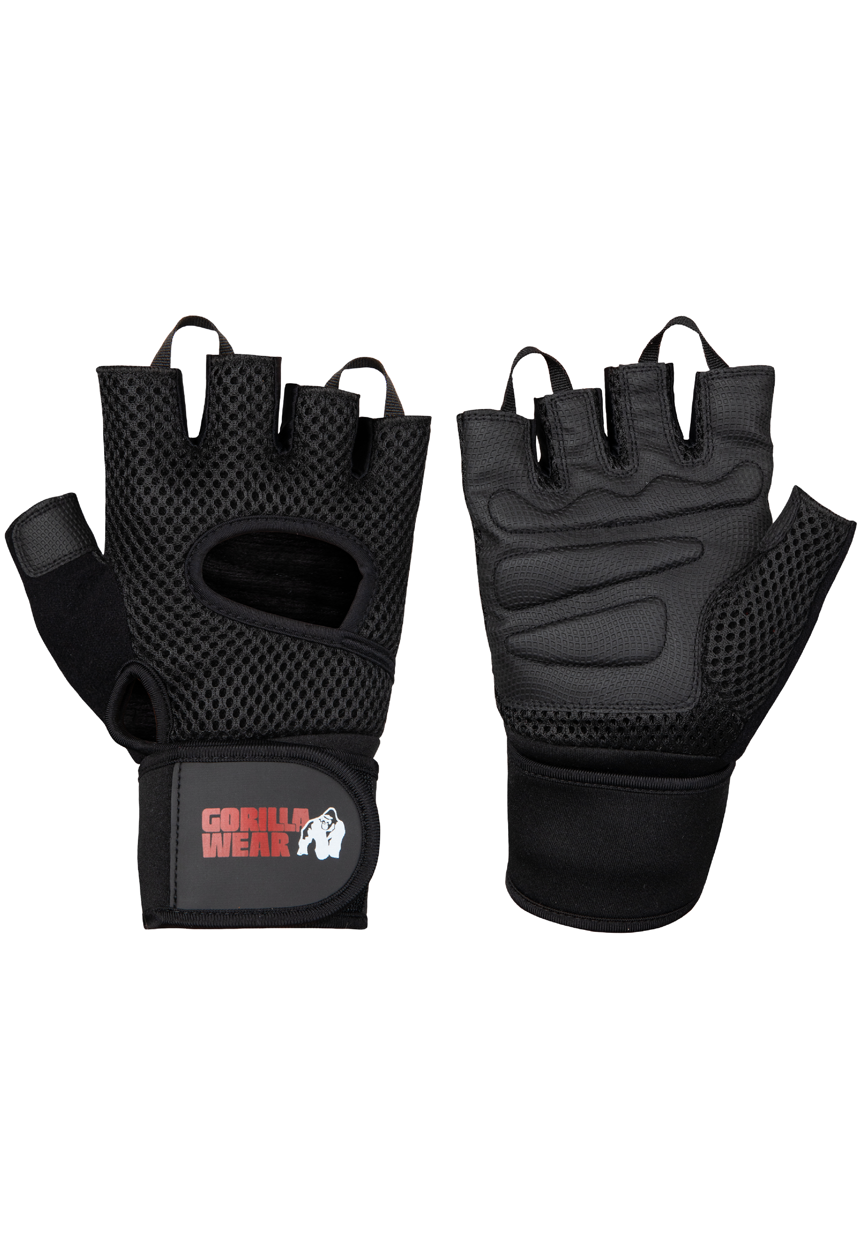 Gorilla Wear Jackson Lifting Gloves Workout Gloves & Grips Black