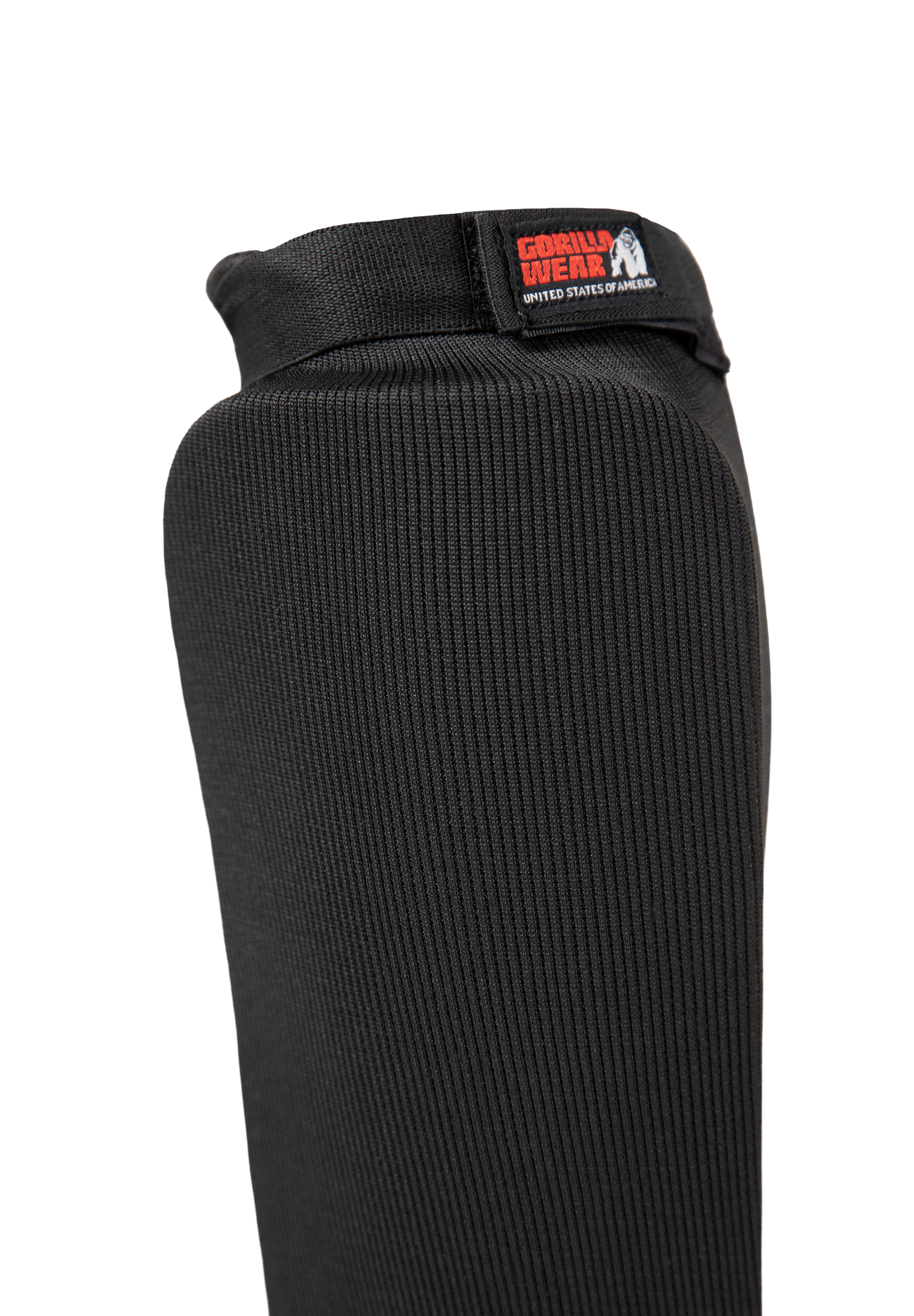 Gorilla Wear Jefferson Shin Guards Fight Gear Black