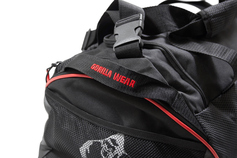 Gorilla Wear Jerome Gym Bag Gym Bags & Backpacks Black/Red