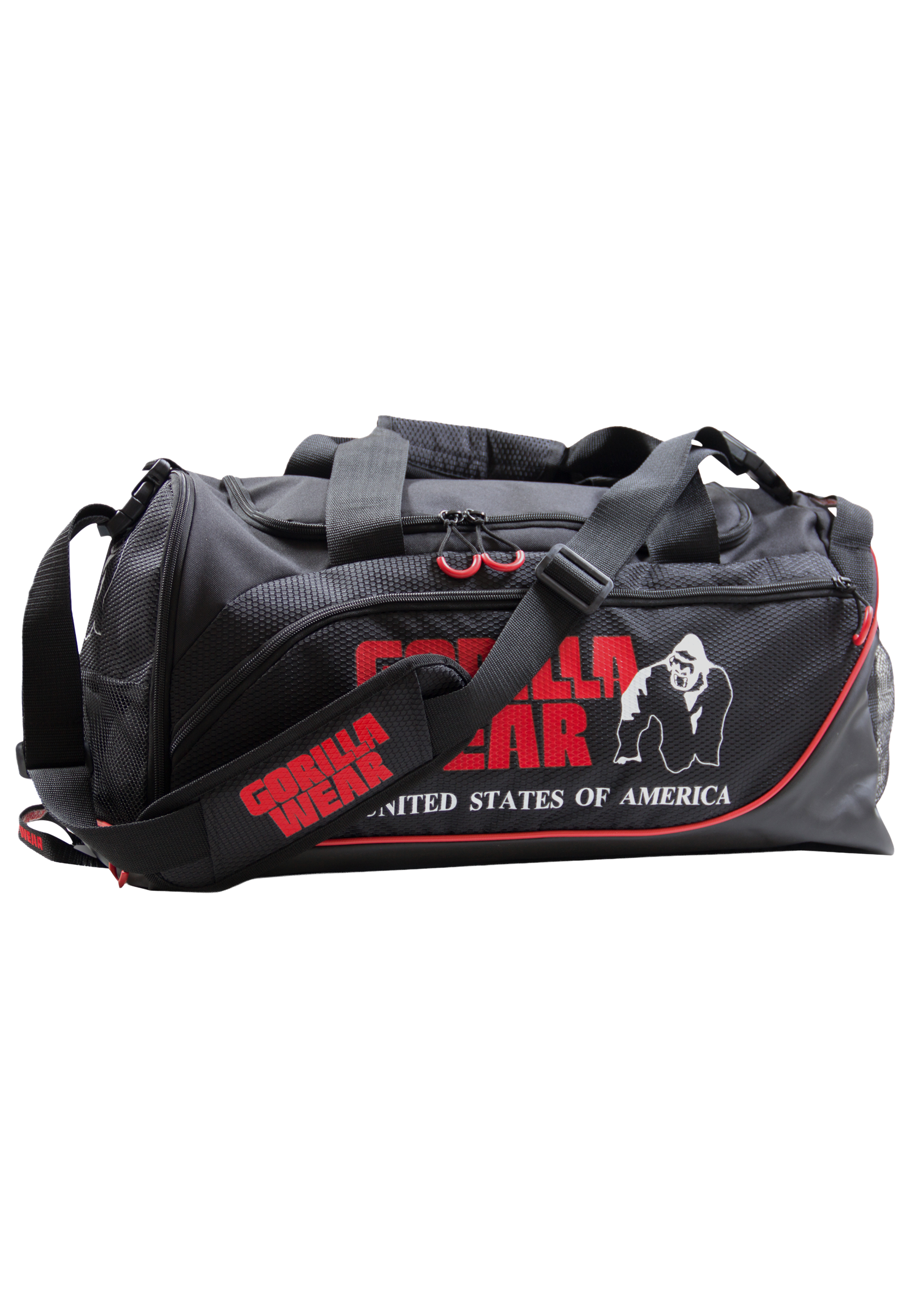 Gorilla Wear Jerome Gym Bag Gym Bags & Backpacks Black/Red