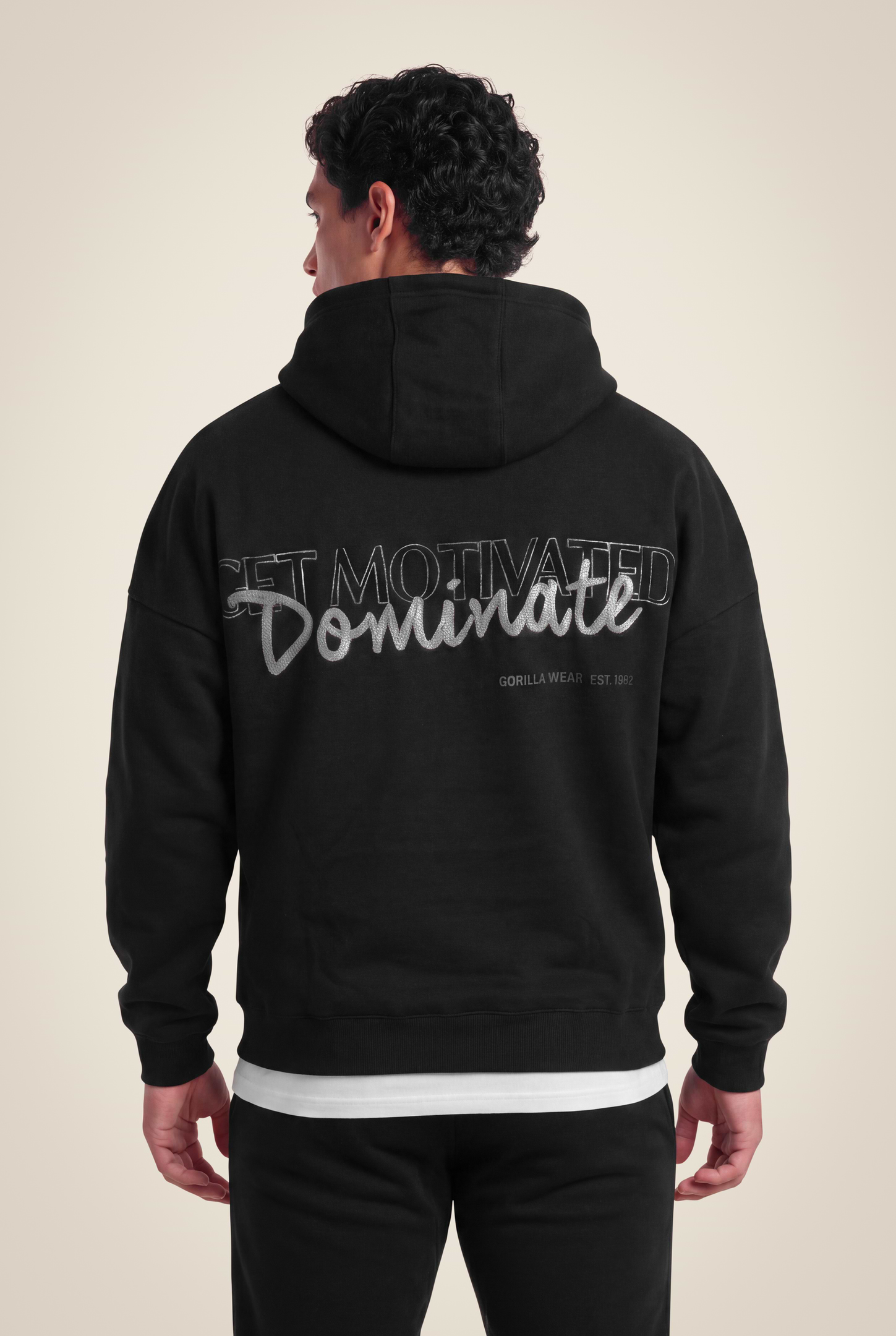 Gorilla Wear Jordan Oversized Hoodie Hoodie & Sweatshirt Black